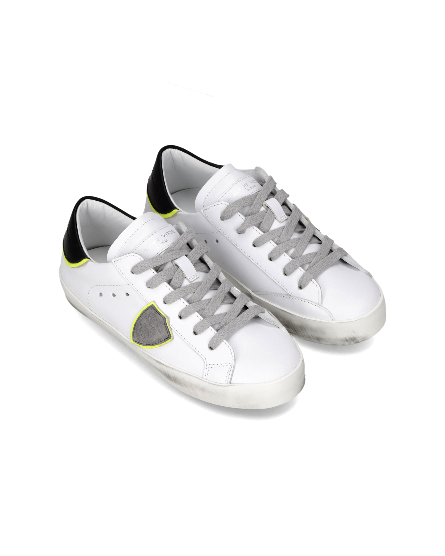 Sneaker Prsx Kids, Bianco Nero Grigio