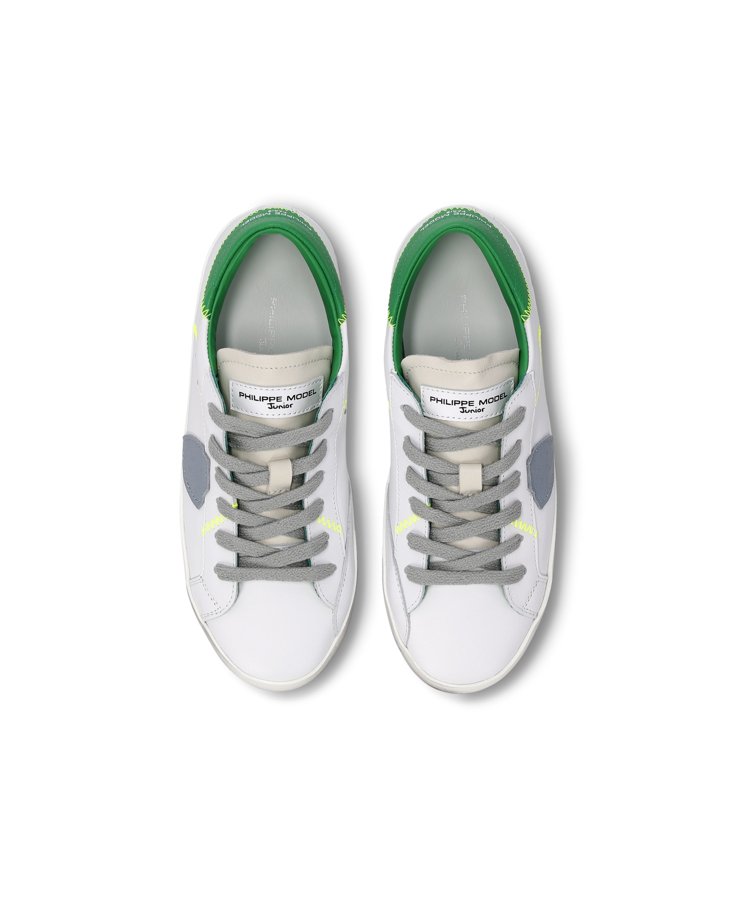 Baskets Prsx Kids, Blanc et Vert