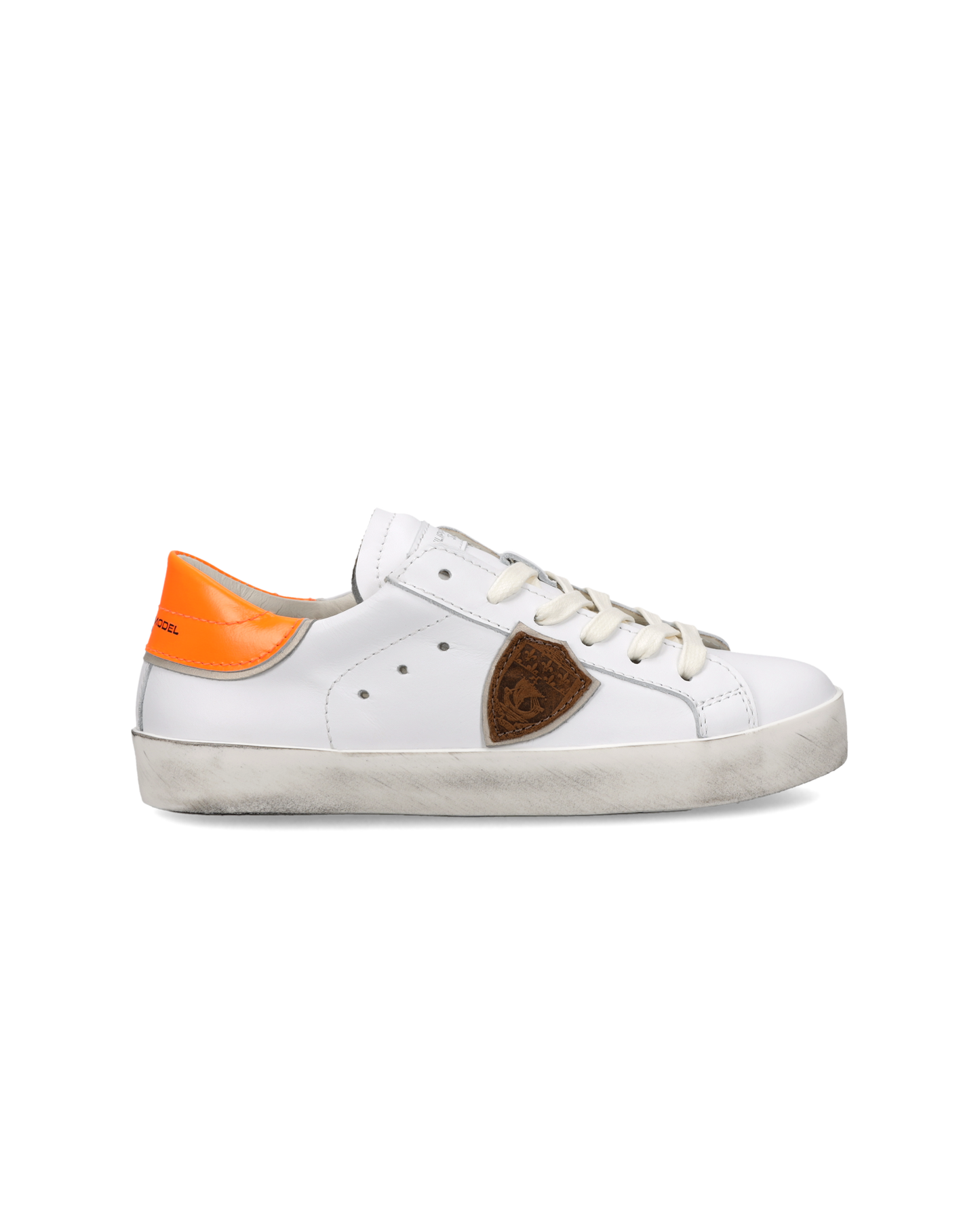 Sneakers Prsx Kids, White Neon Orange