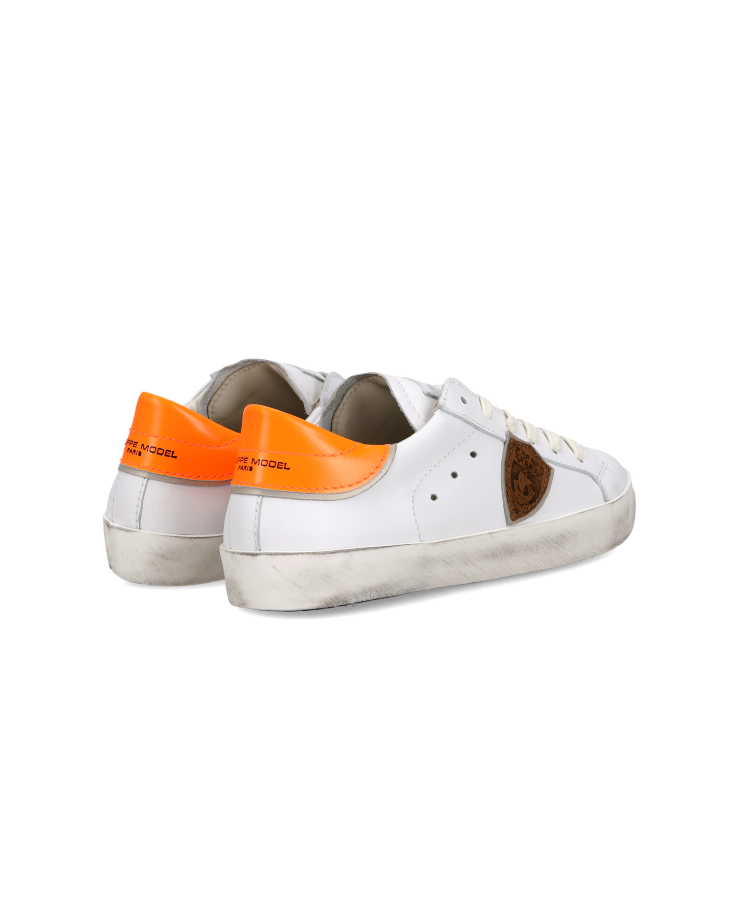 Sneakers Prsx Kids, White Neon Orange