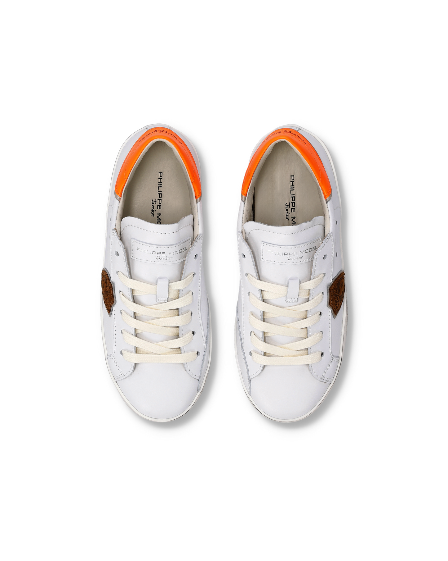 Sneakers Prsx Kids, White Neon Orange