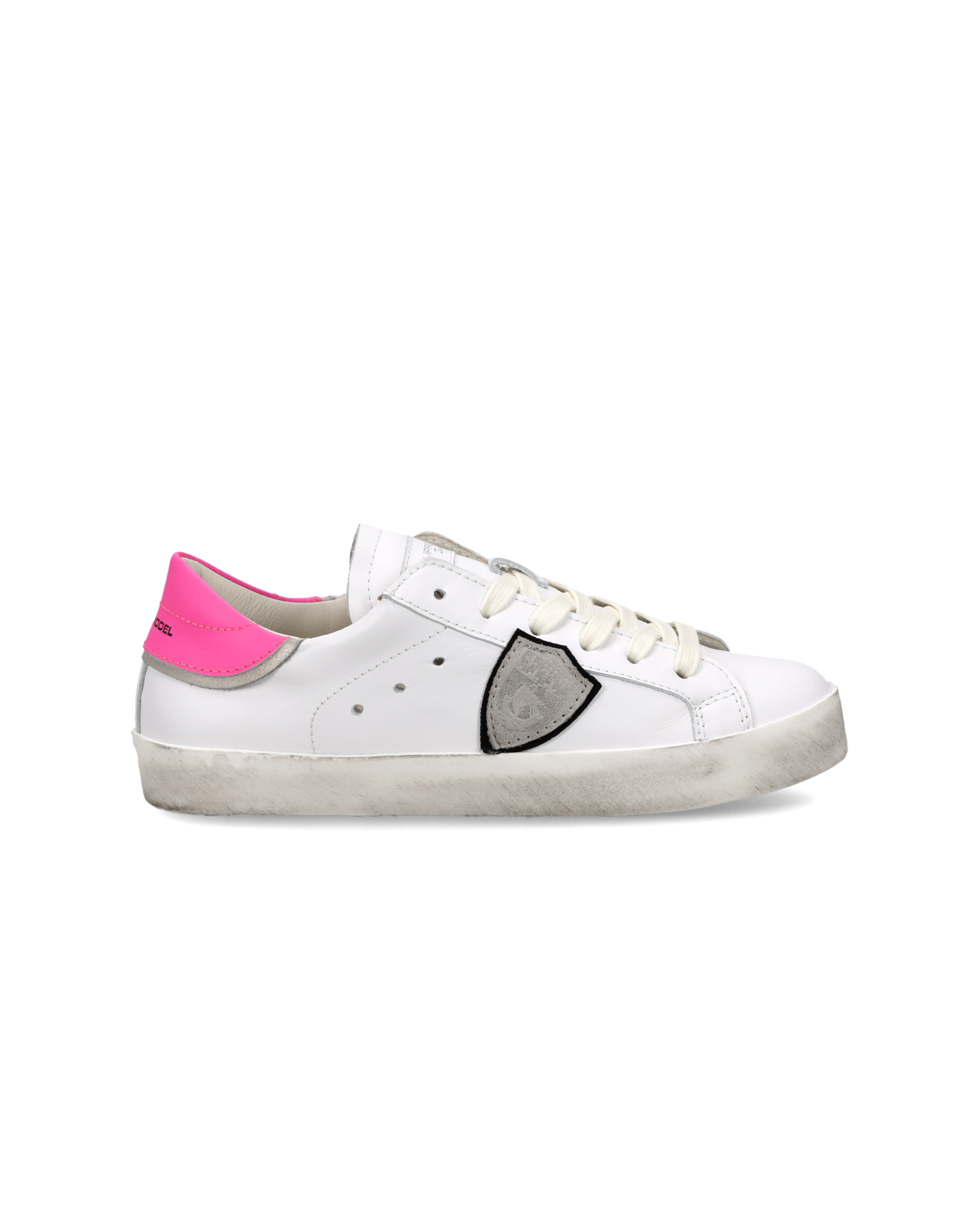 Sneaker Prsx Kids, Weiß Neonrosa