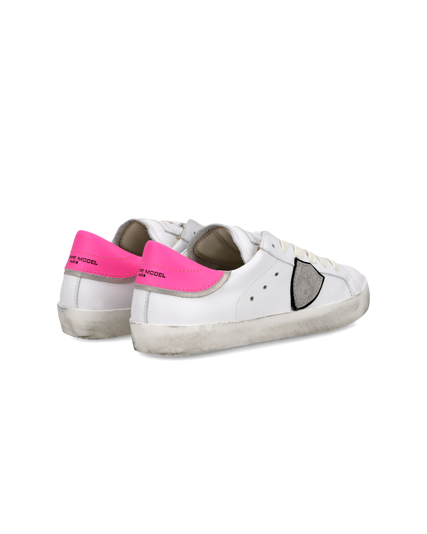 Sneaker Prsx Kids, Weiß Neonrosa