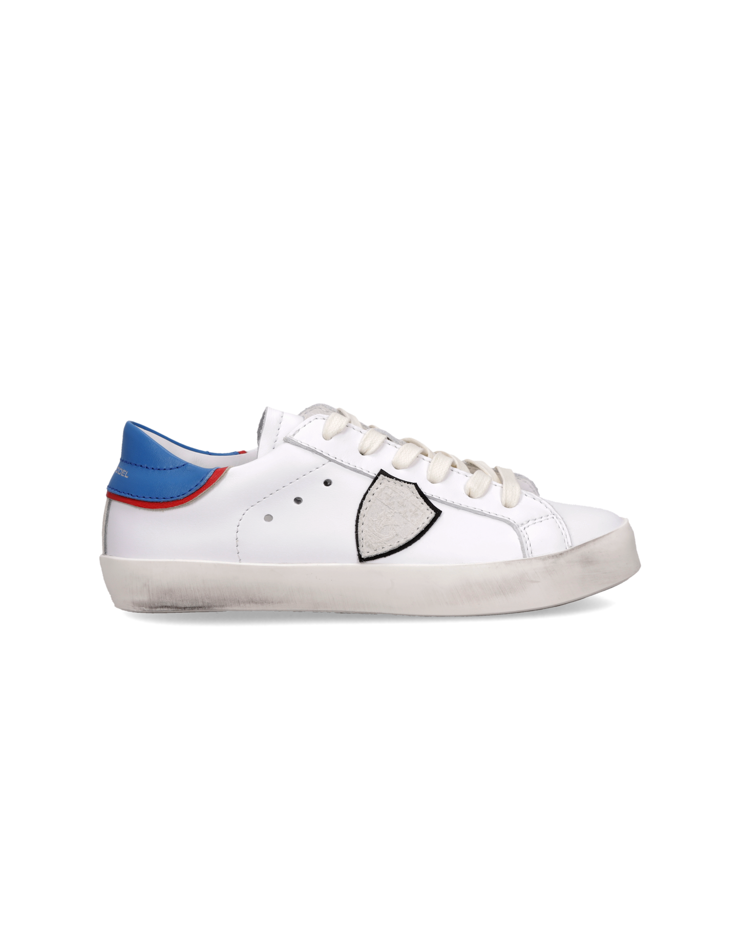 Sneaker Prsx Kids, Bianco Bluette