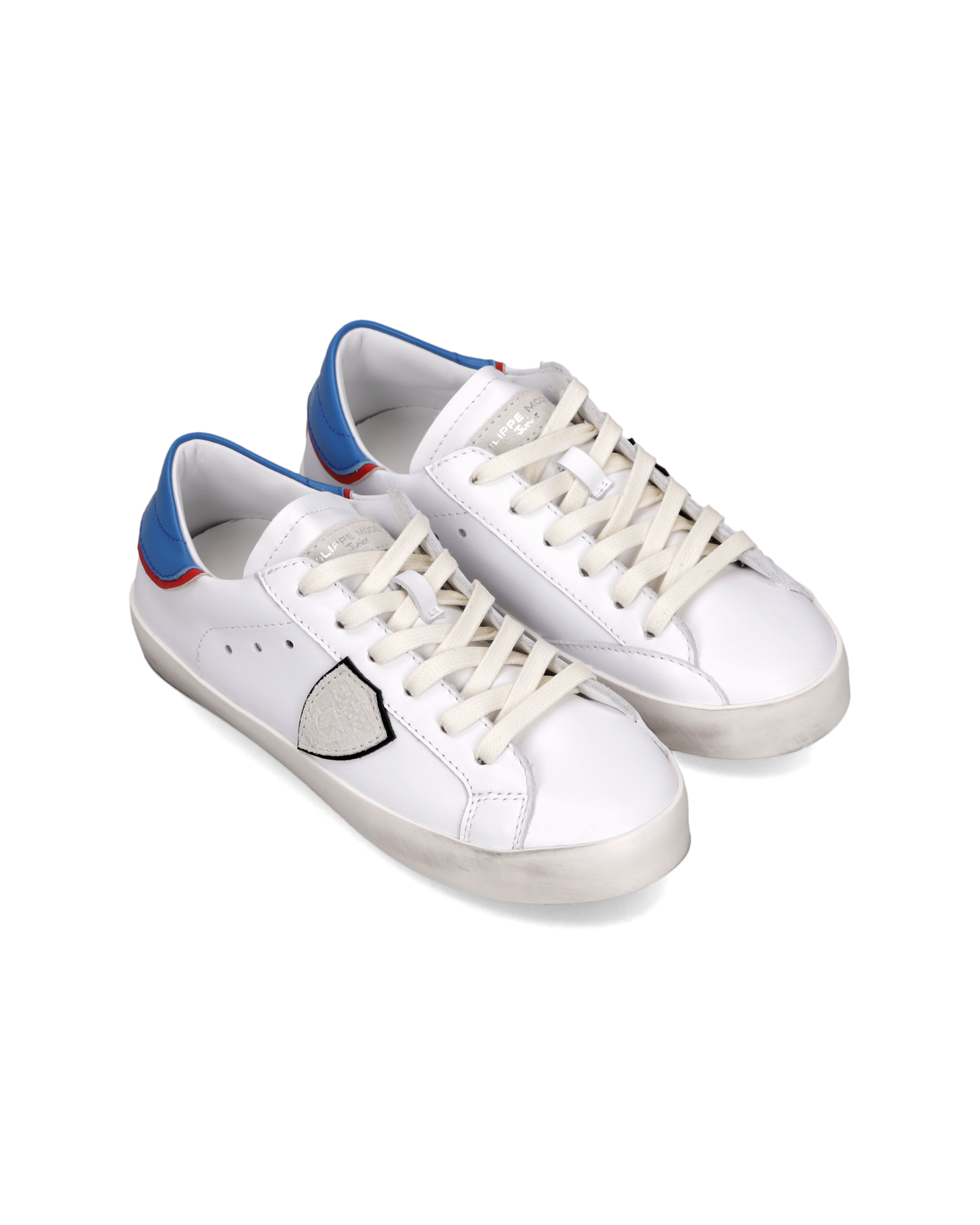 Sneaker Prsx Kids, Bianco Bluette