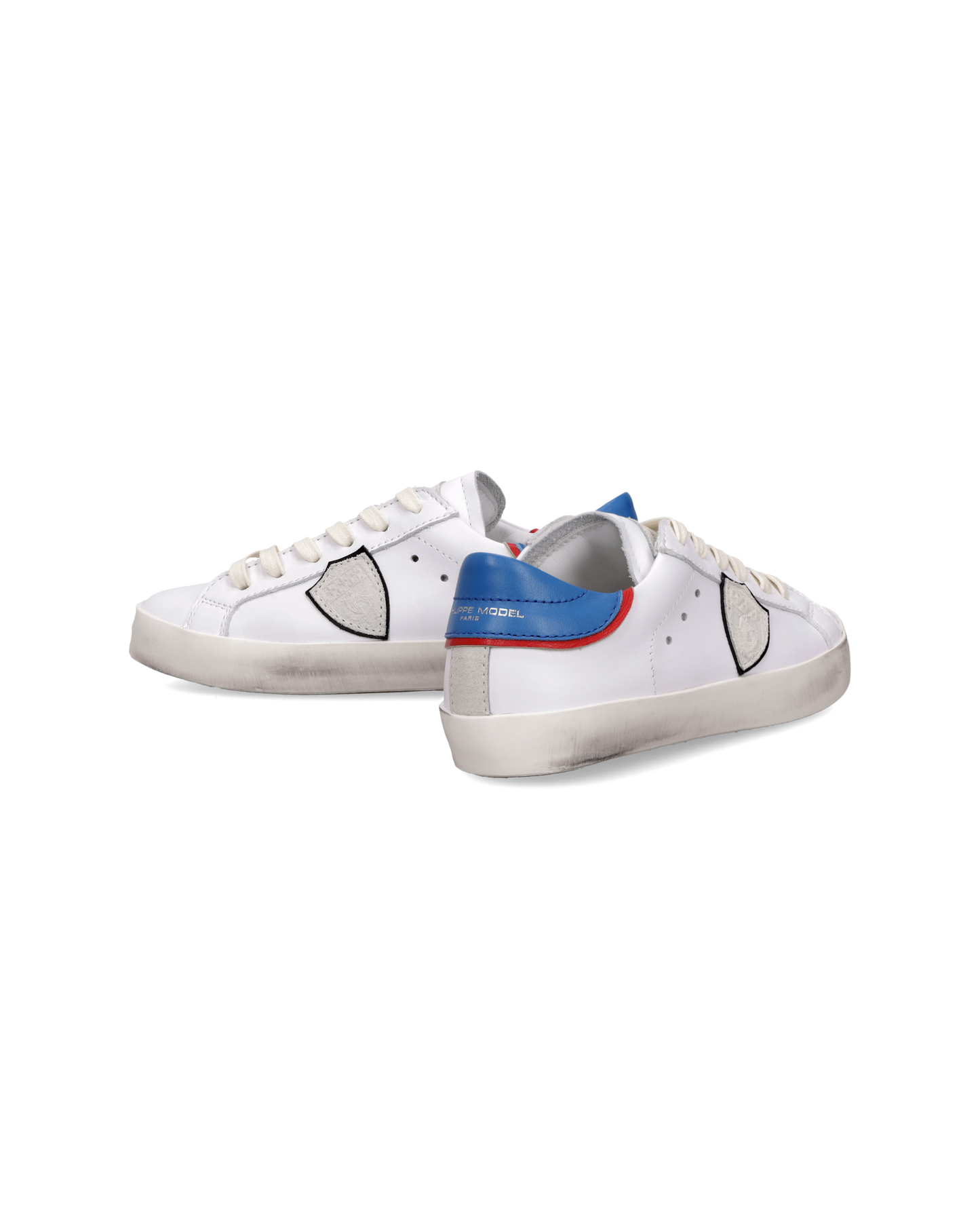 Sneaker Prsx Kids, Bianco Bluette
