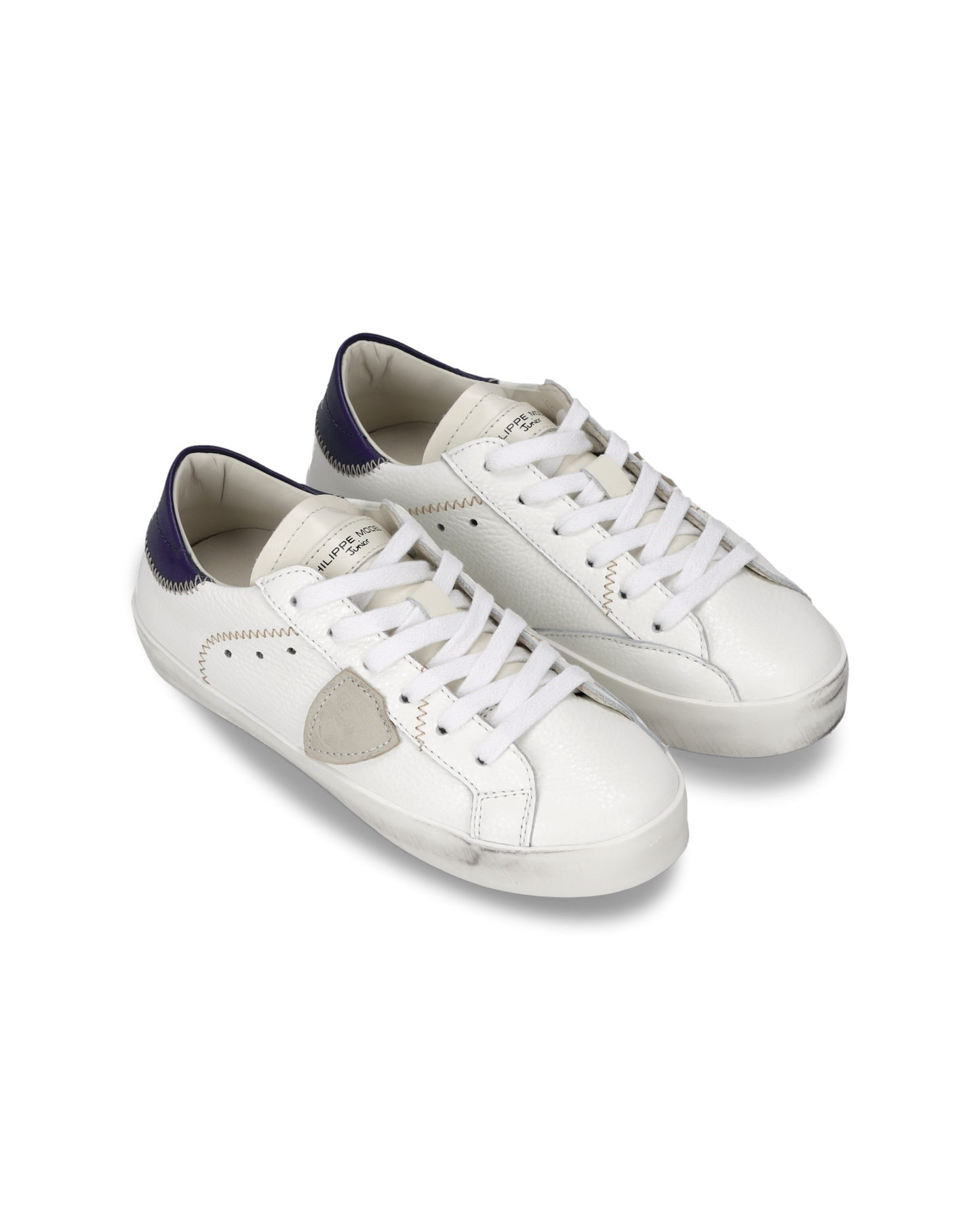 Baskets Prsx Kids, Blanc et Bleu