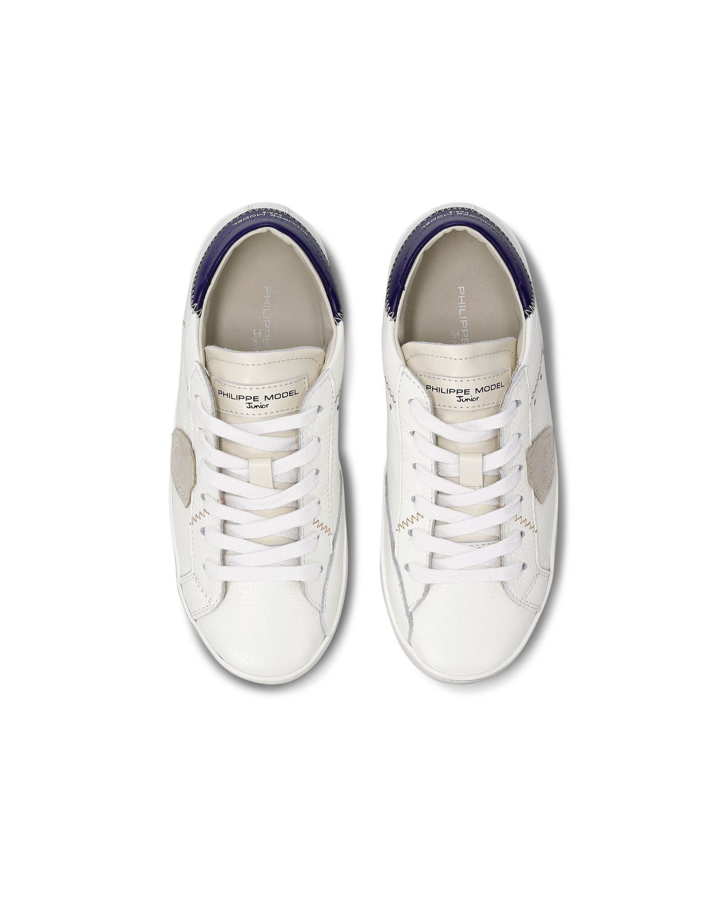 Baskets Prsx Kids, Blanc et Bleu