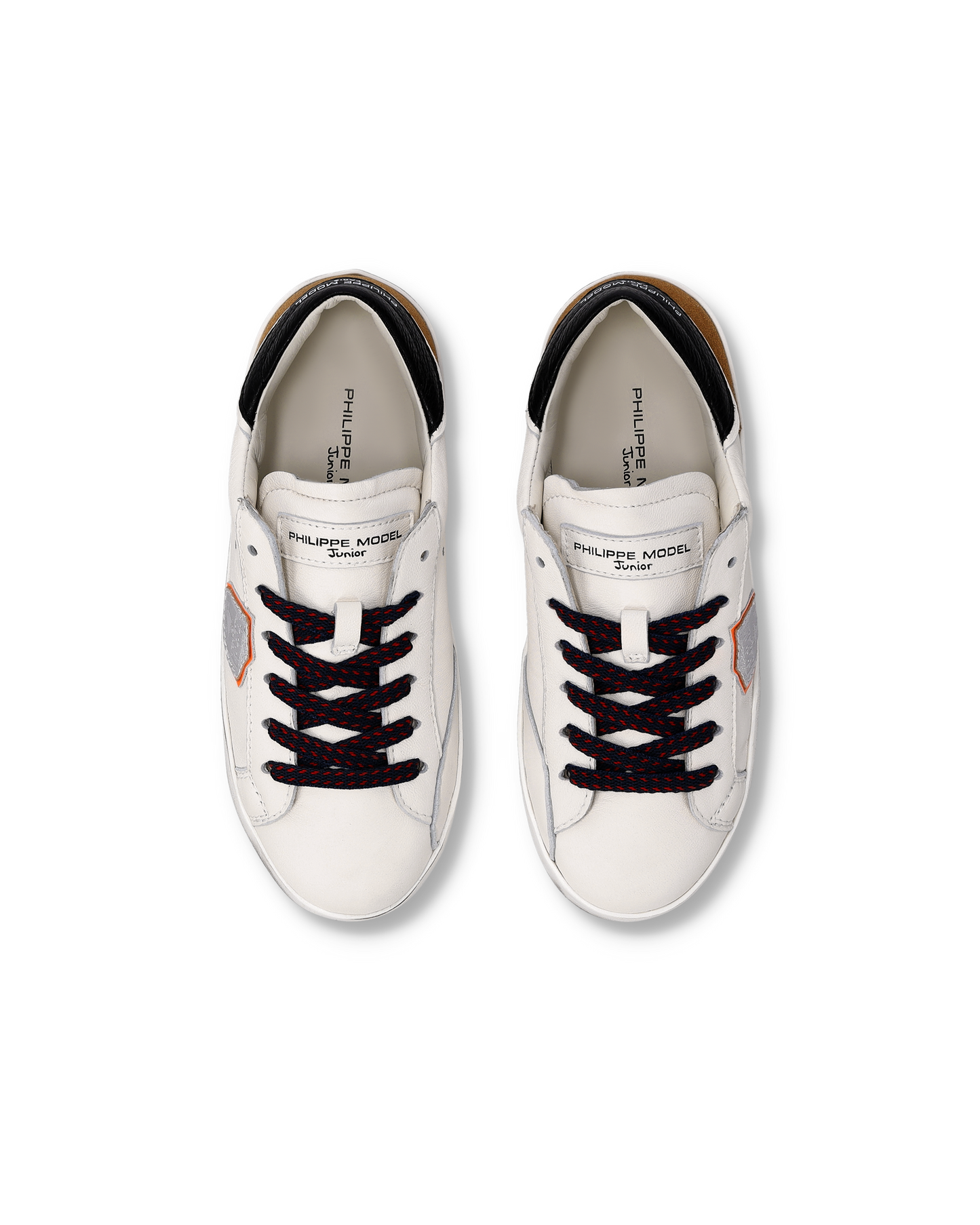 Sneaker Prsx Kids, White Cognac Black