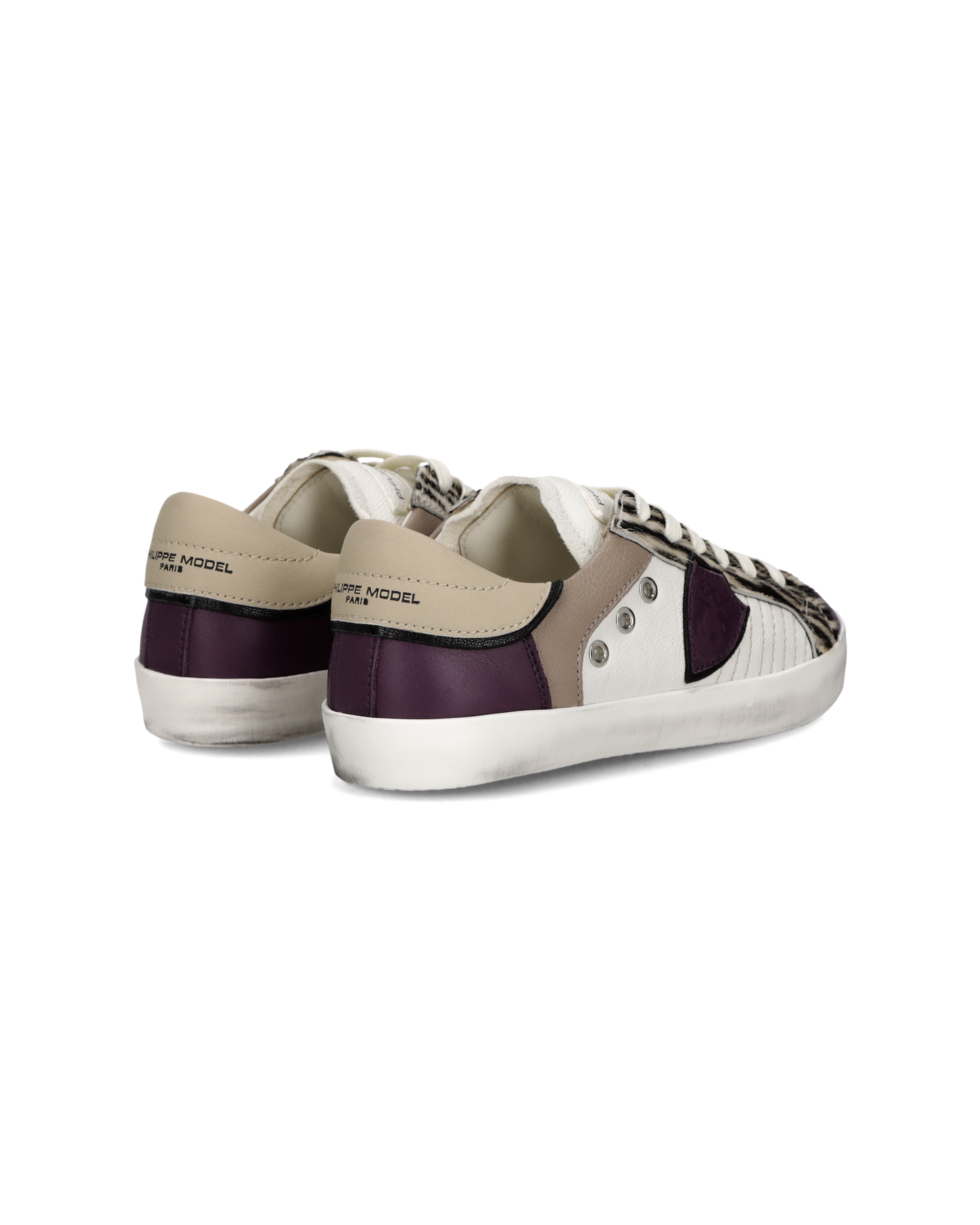 Sneaker Prsx Kids, Bianco Viola