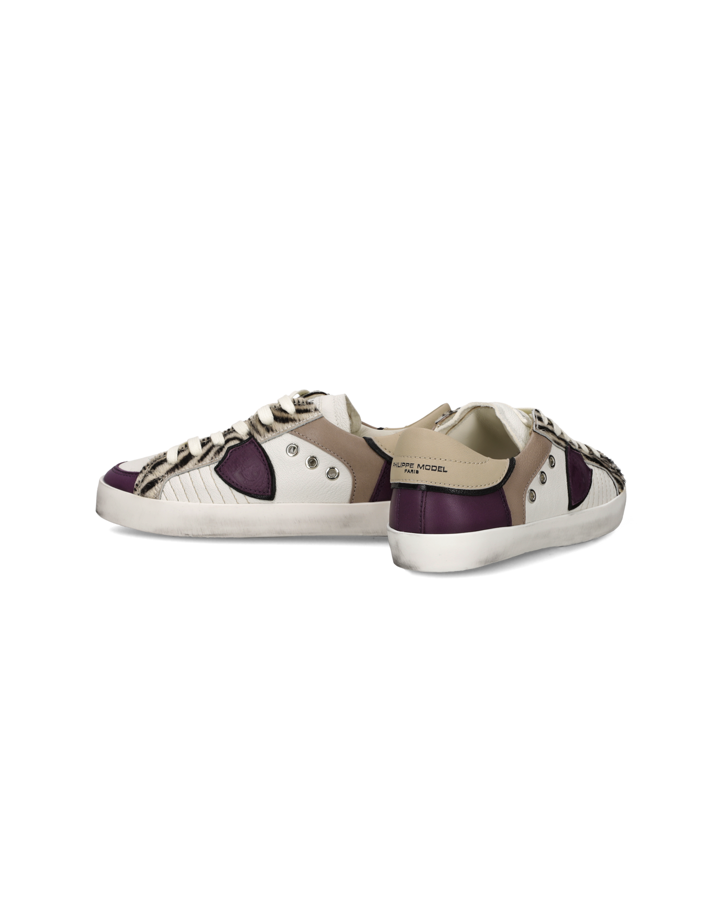 Sneaker Prsx Kids, Bianco Viola