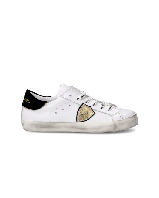 Sneakers Prsx Kids, Bianco e Marrone