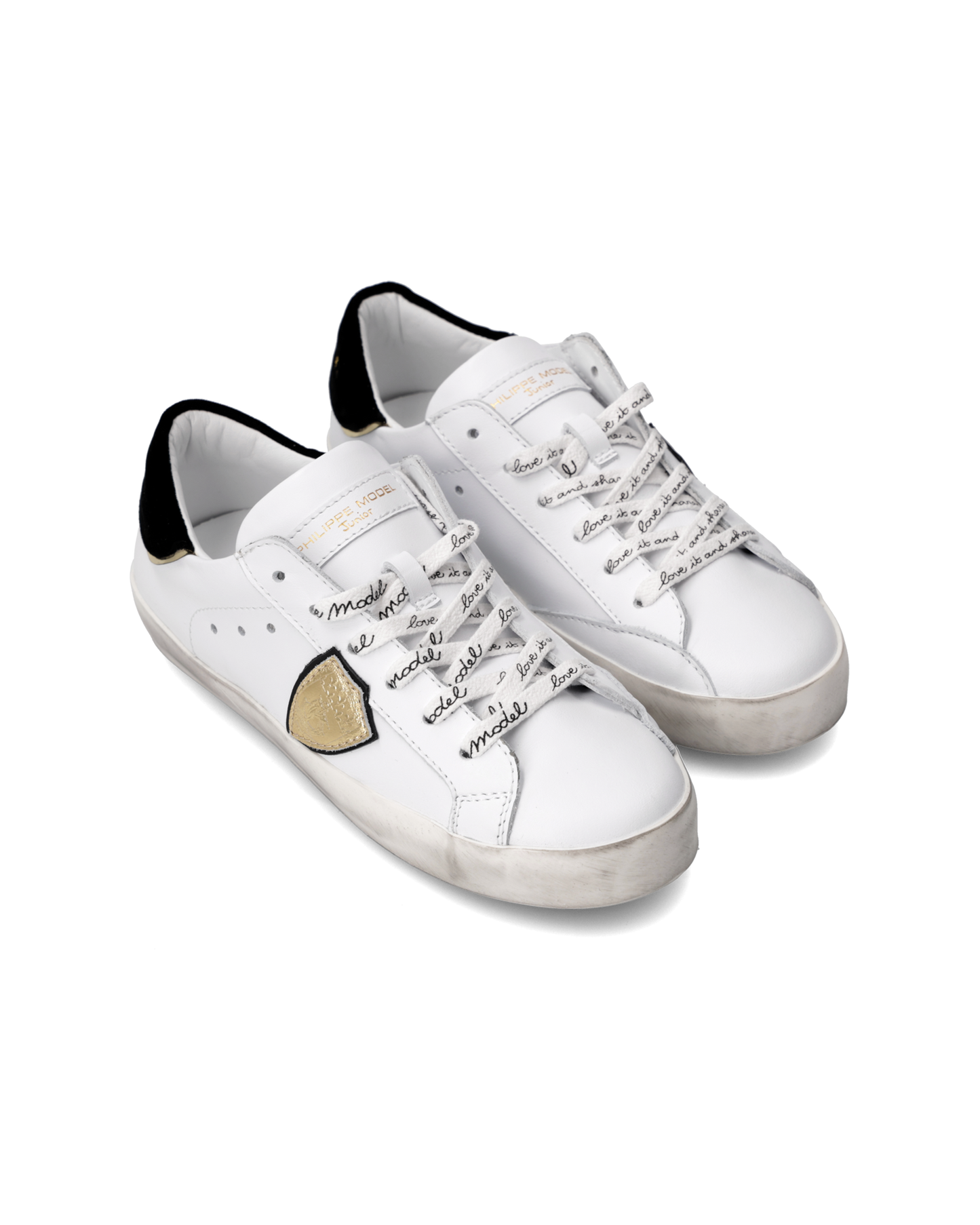 Sneakers Prsx Kids, Bianco e Marrone