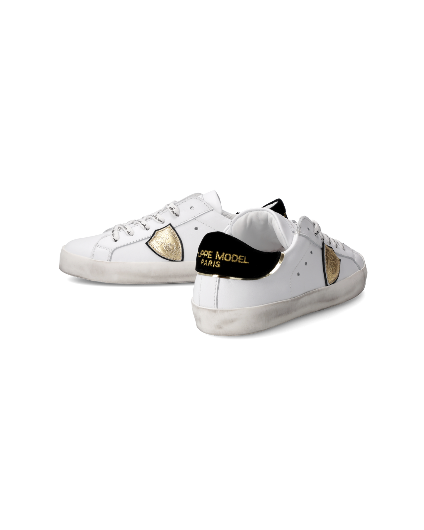 Sneakers Prsx Kids, Bianco e Marrone