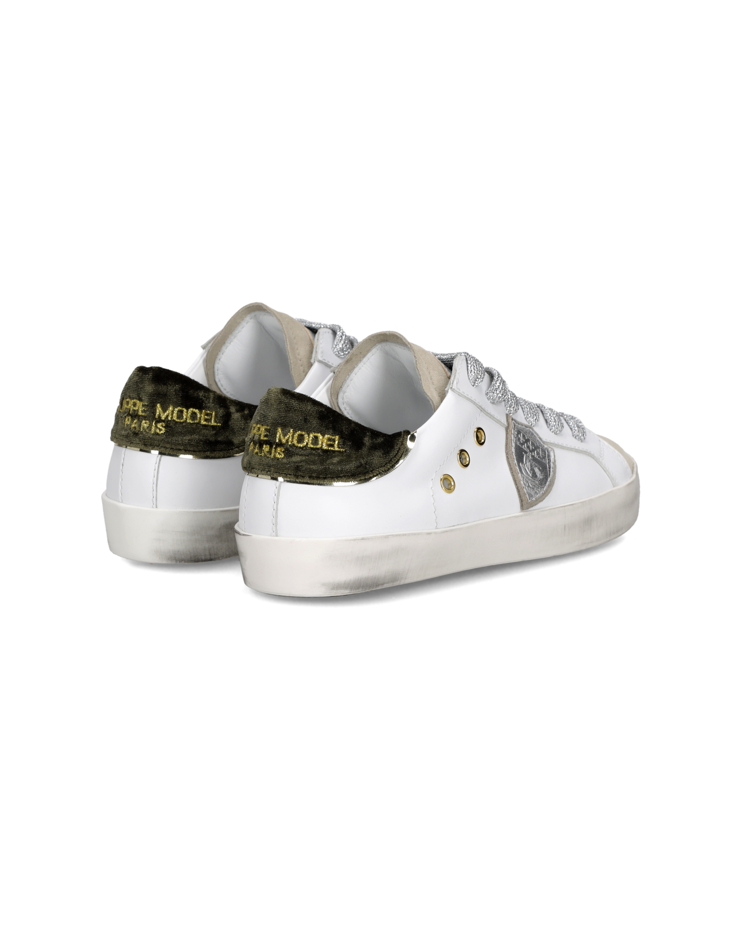 Sneaker Prsx Kids, Bianco Verde Militare