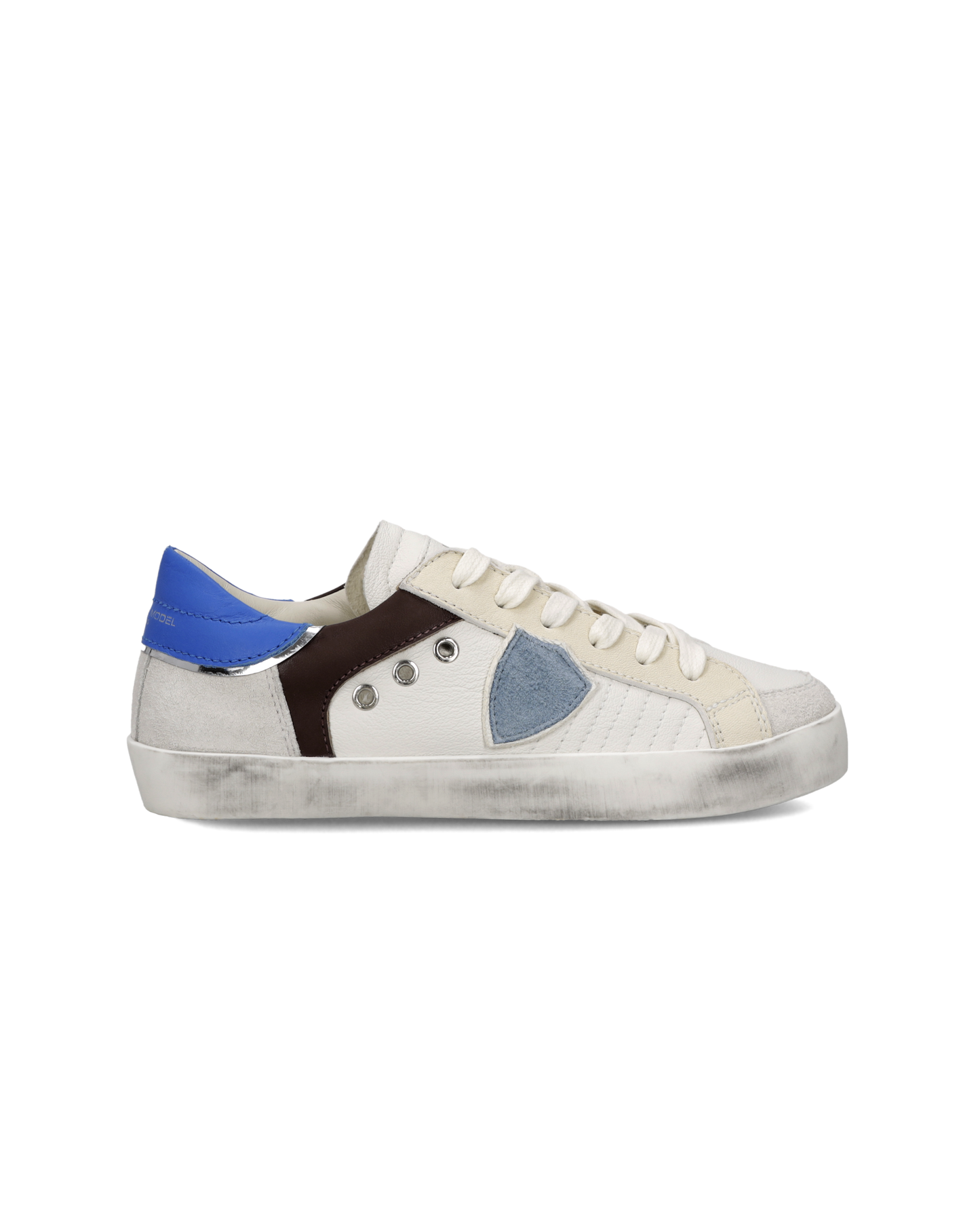 Sneaker Prsx Kids, Bianco Blu Grigio