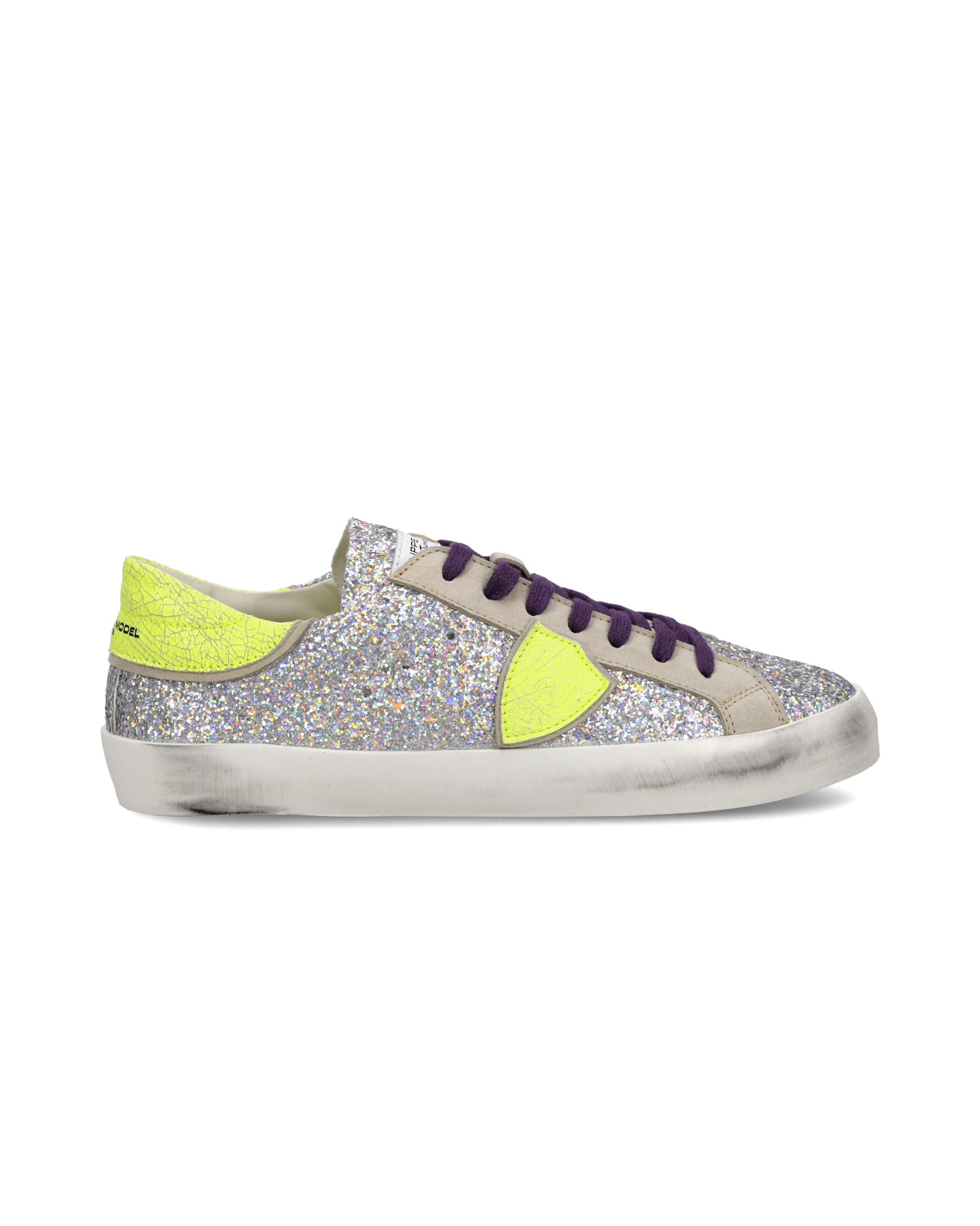 Sneaker Prsx Junior, Argento Fluo