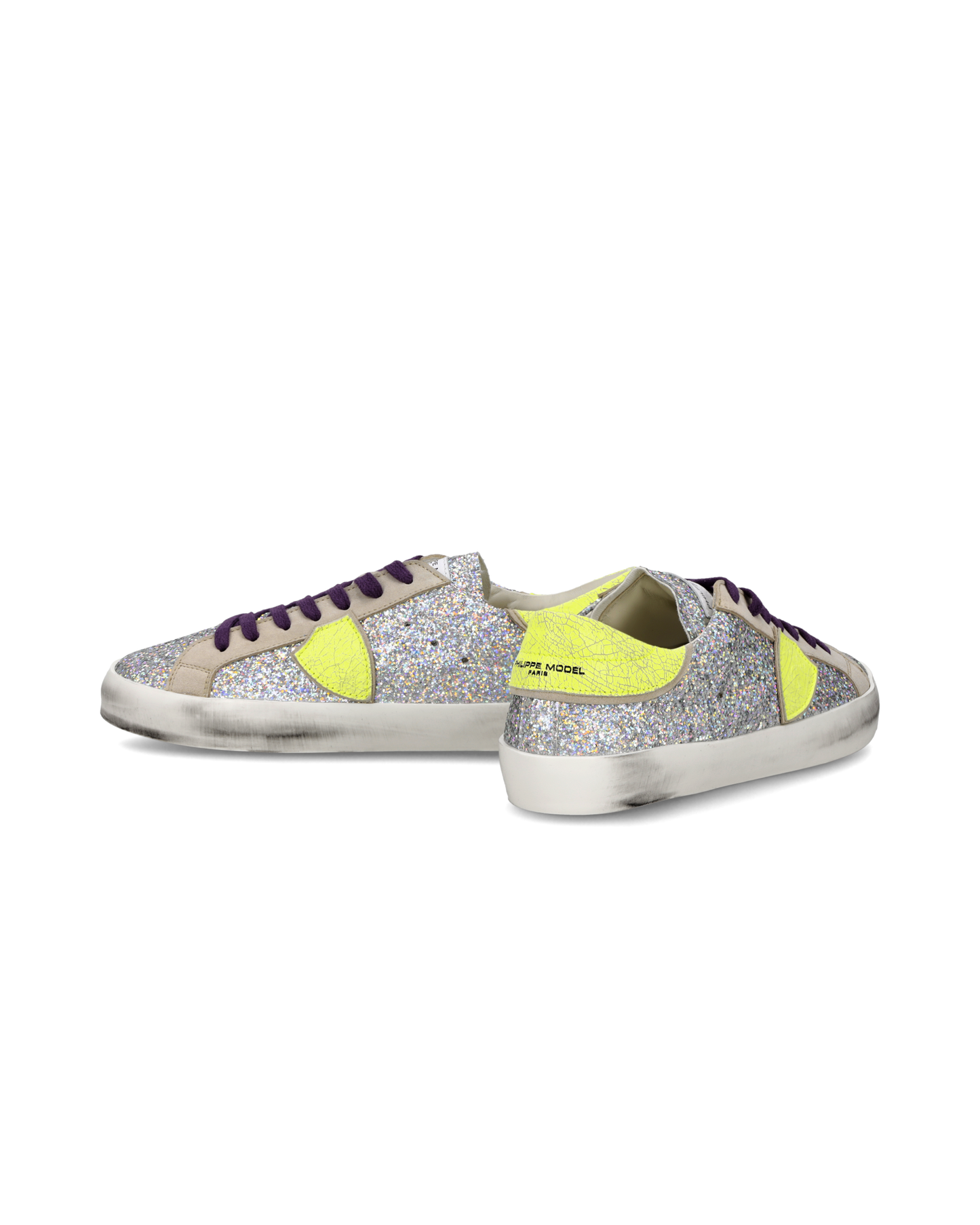 Sneaker Prsx Junior, Argento Fluo