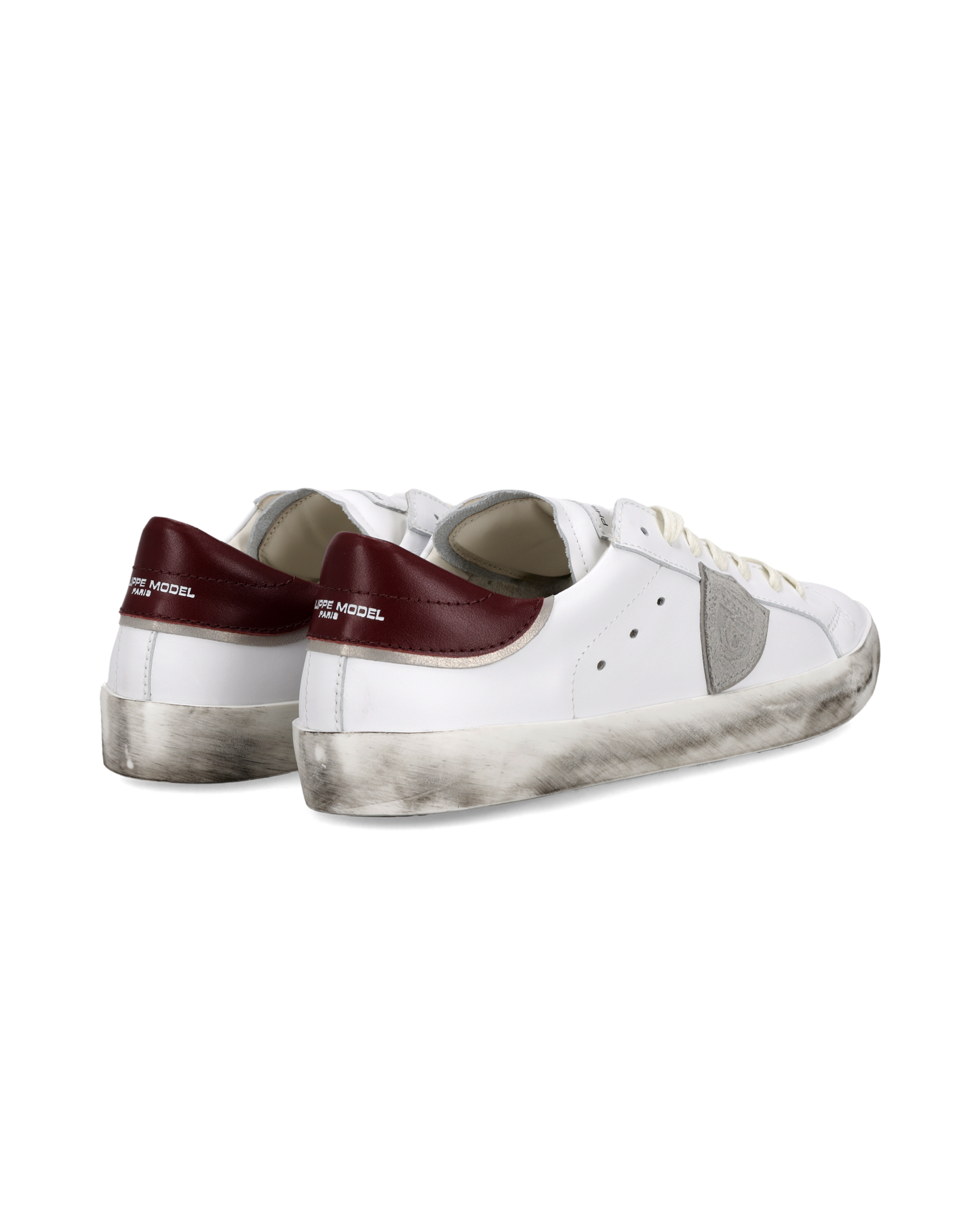 Baskets Prsx Junior, Blanc Bordeaux