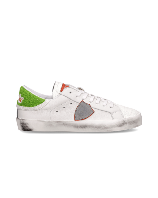 Sneaker Prsx Junior, Bianco Verde