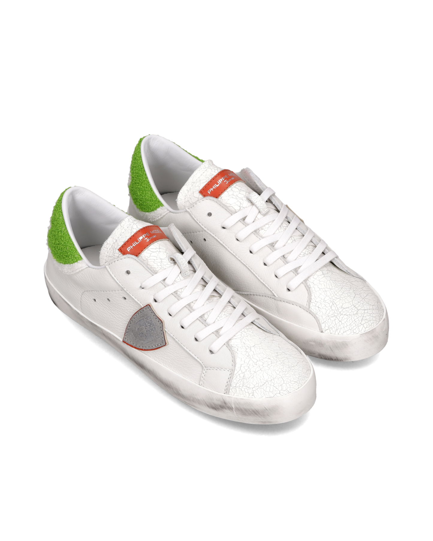 Sneaker Prsx Junior, Bianco Verde