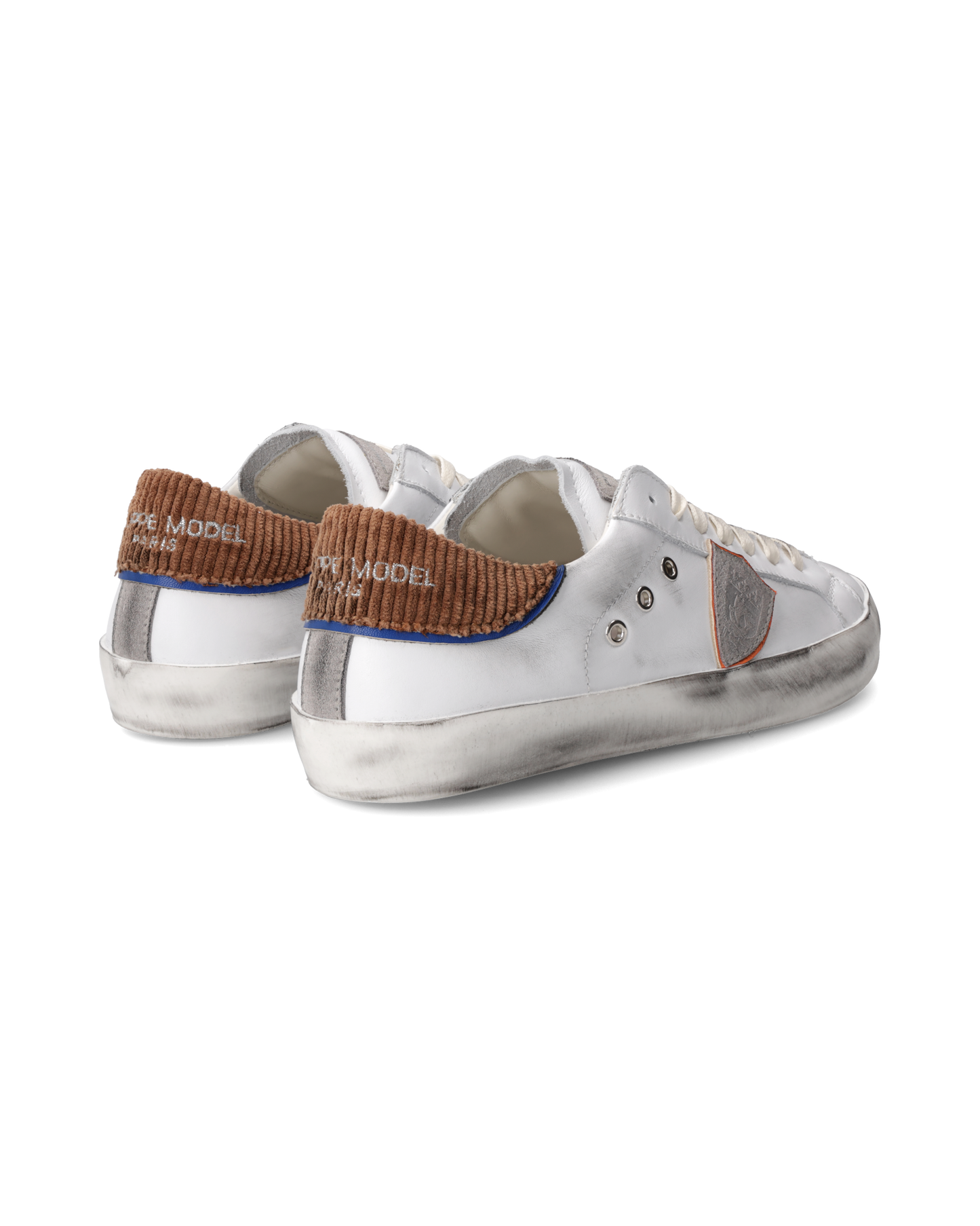 Sneakers Prsx Junior, Bianco e Marrone