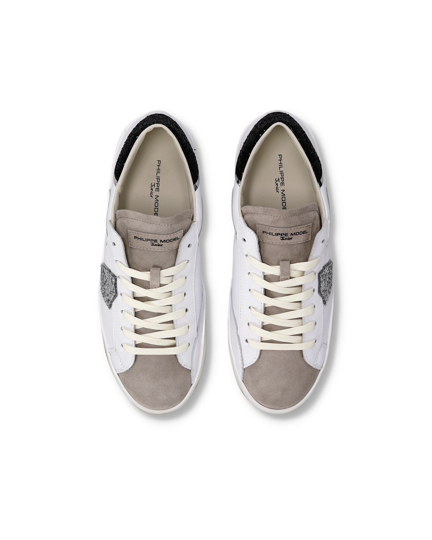 Baskets Prsx Junior, Blanc Noir