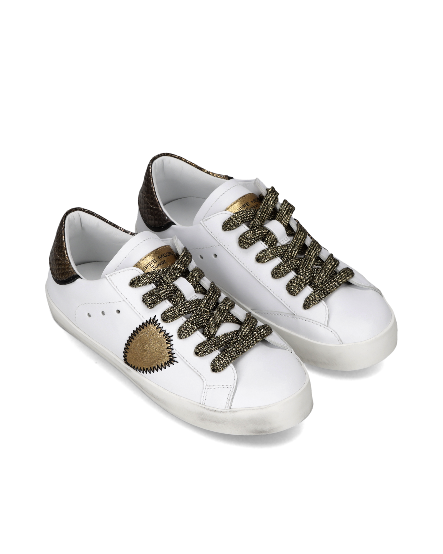 Sneaker Prsx Junior, Bianco Bronzo