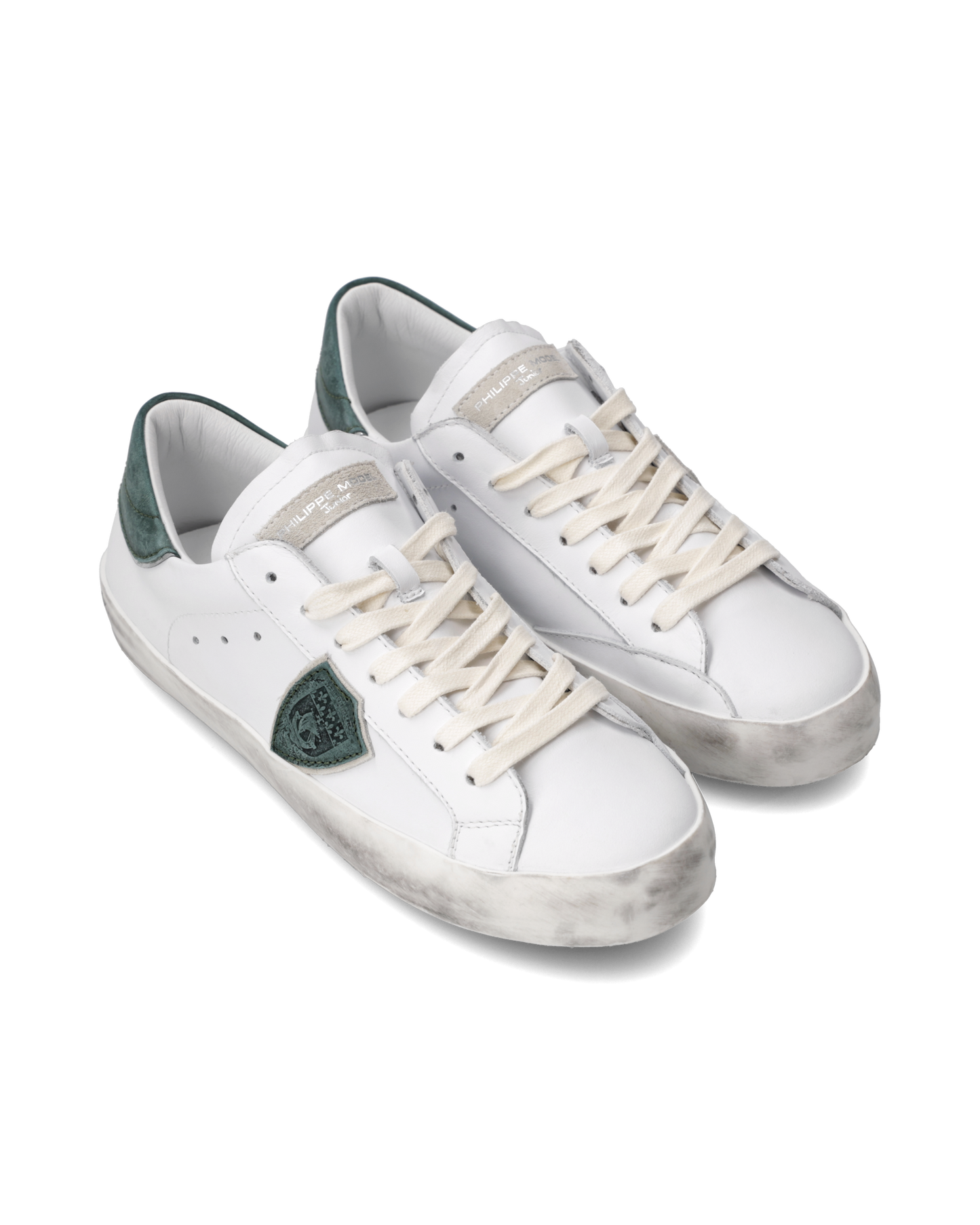 Sneakers Prsx Junior, Bianco e Verde