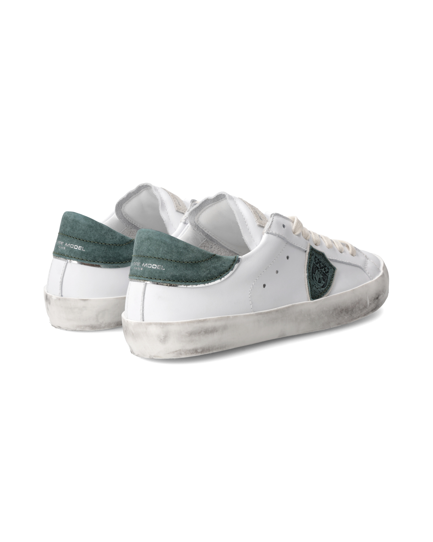 Sneakers Prsx Junior, Bianco e Verde