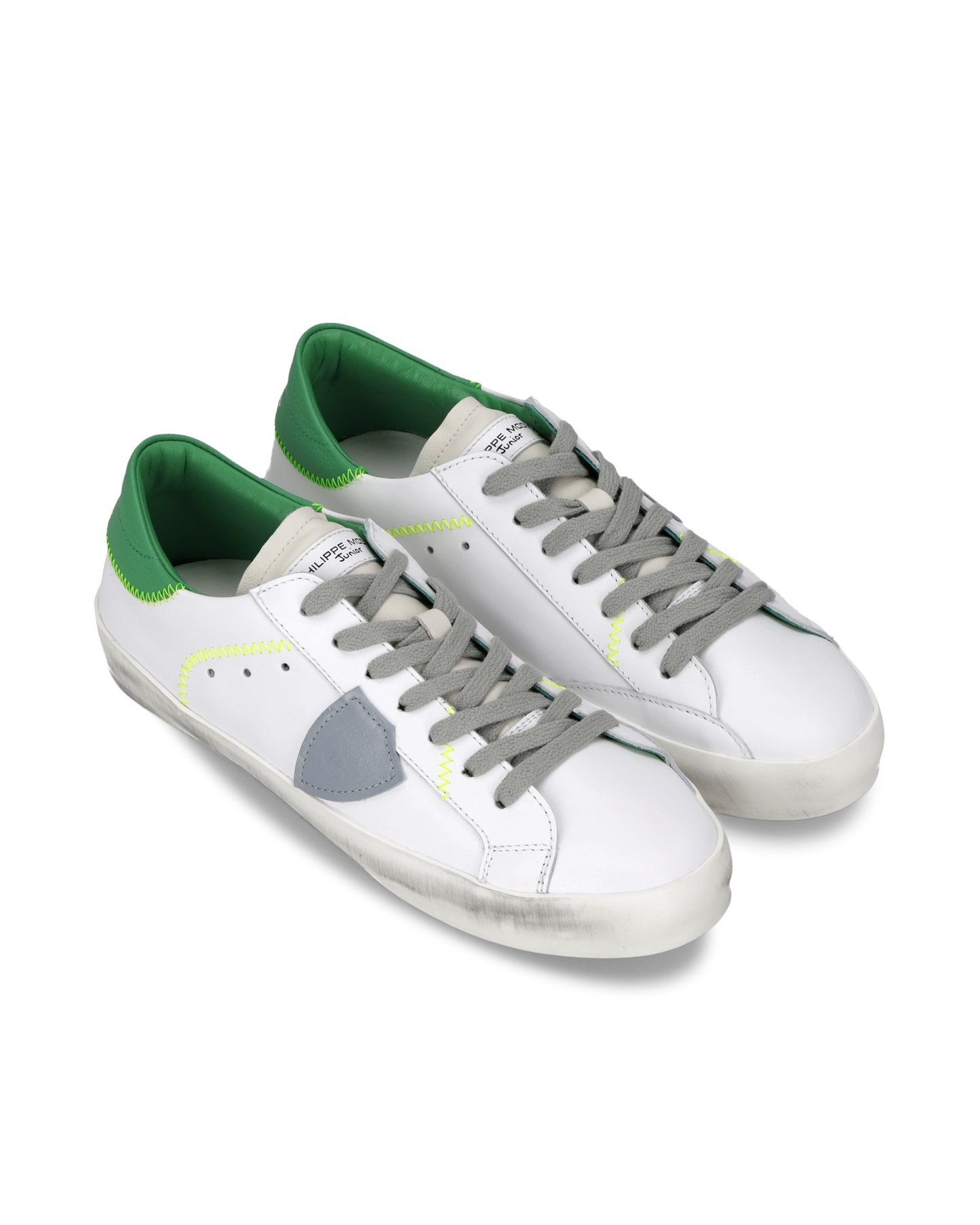 Sneaker Prsx Junior, White Green