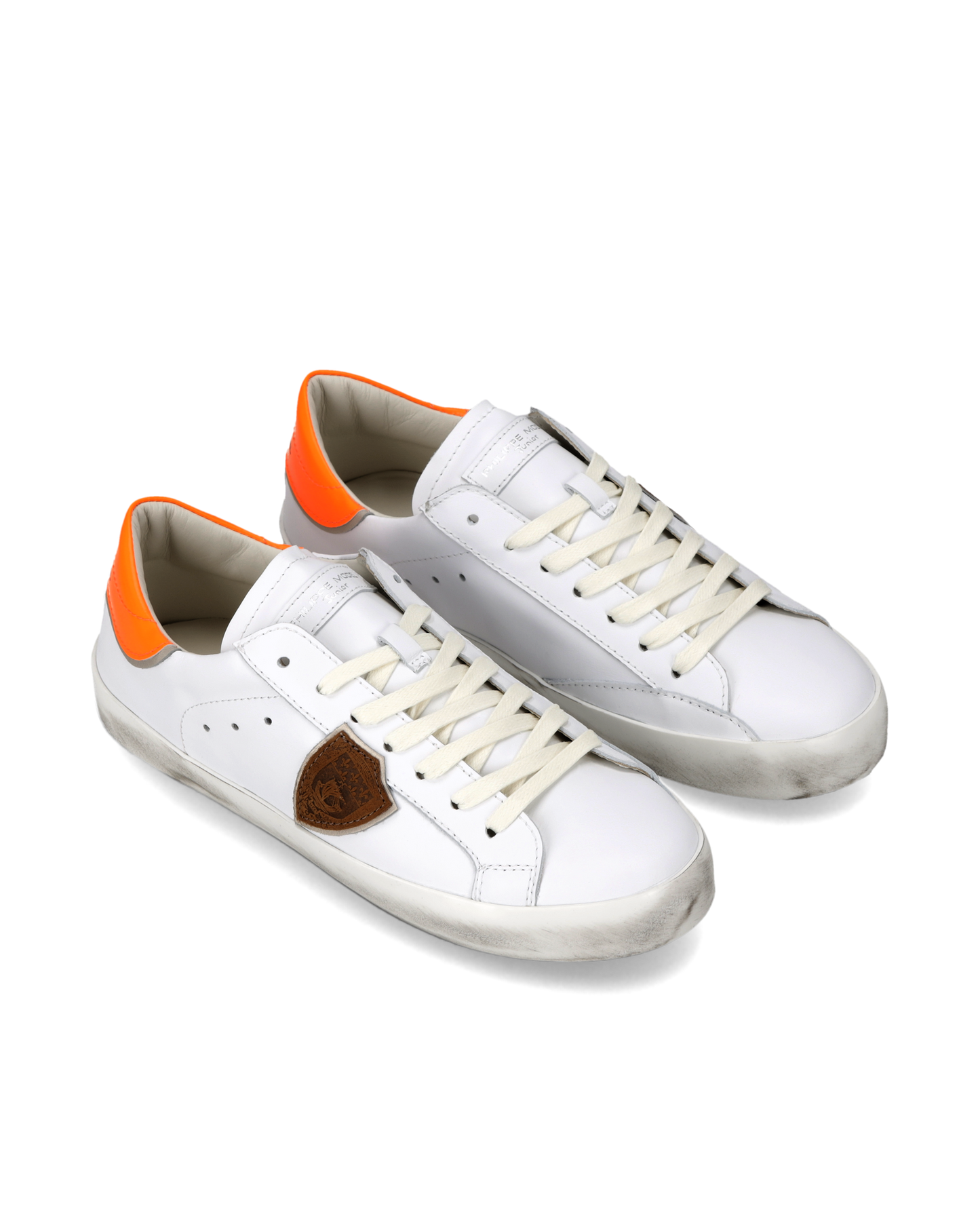 Sneaker Prsx Junior, Weiß Neonorange
