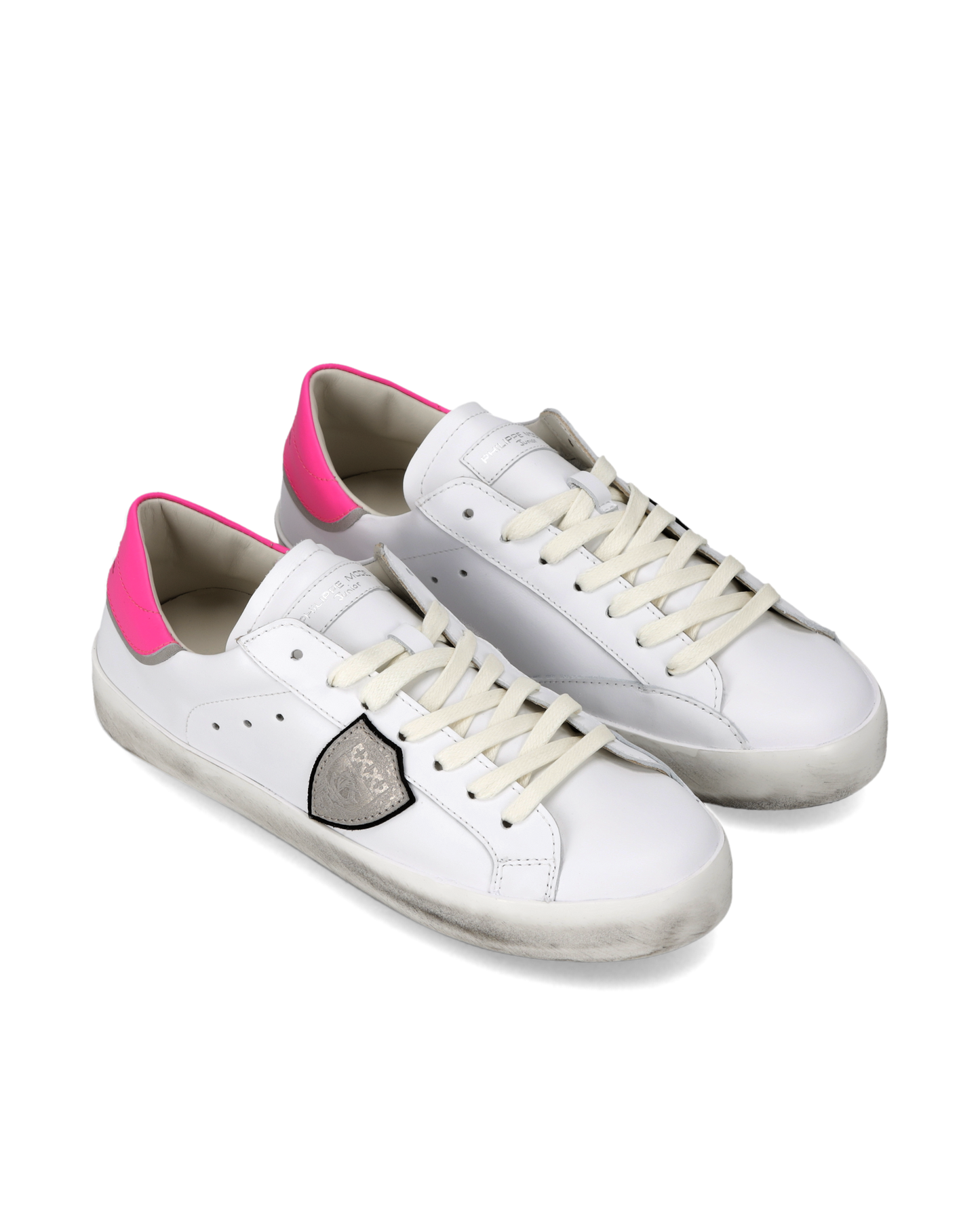Sneaker Prsx Junior, Bianco Rosa Fluo