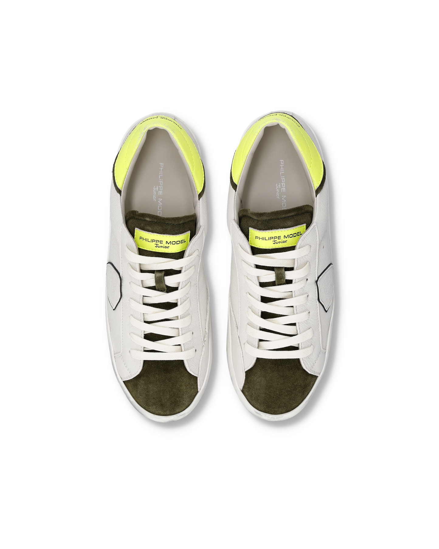 Sneaker Prsx Junior, Bianco Giallo