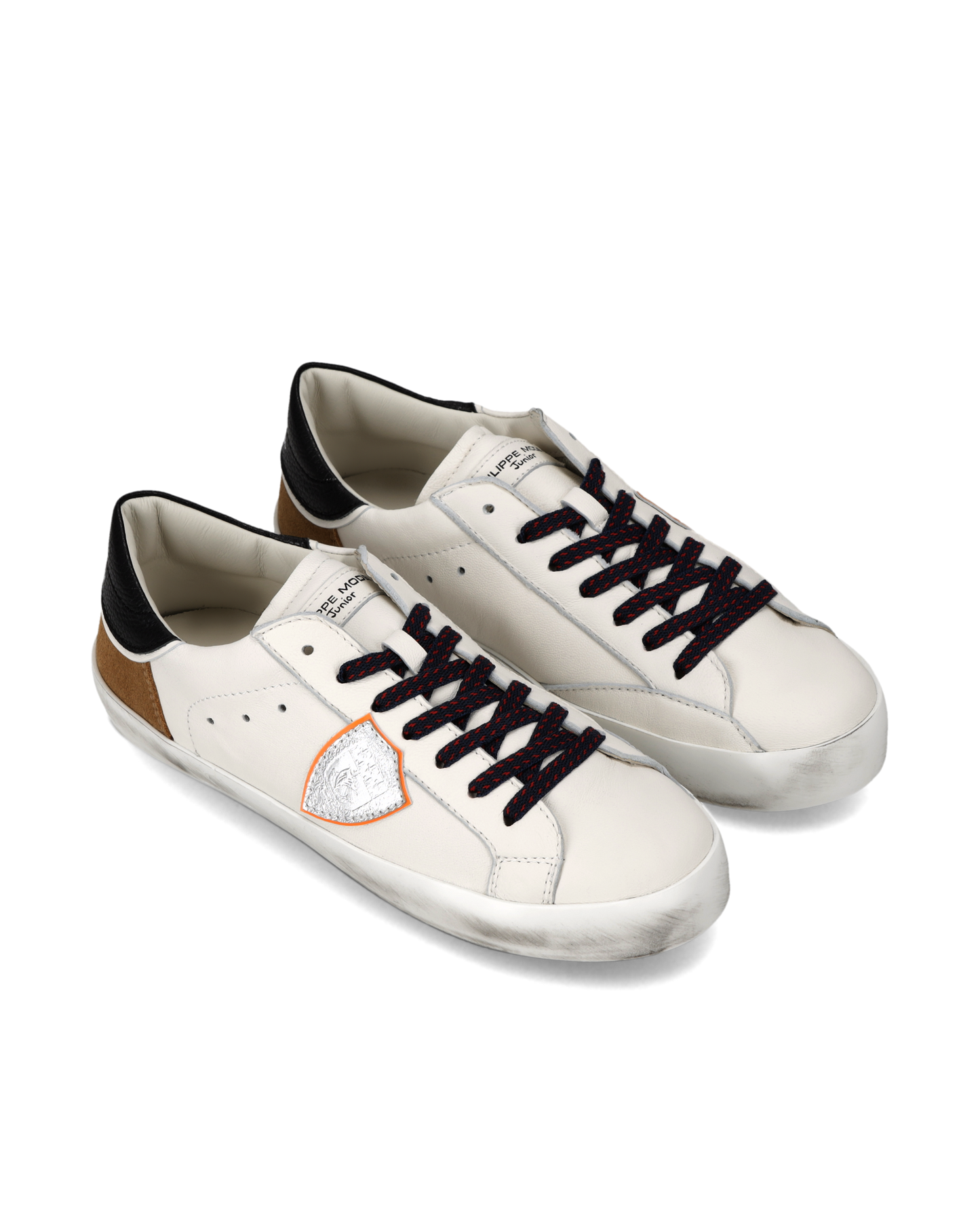 Sneaker Prsx Junior, White Cognac Black
