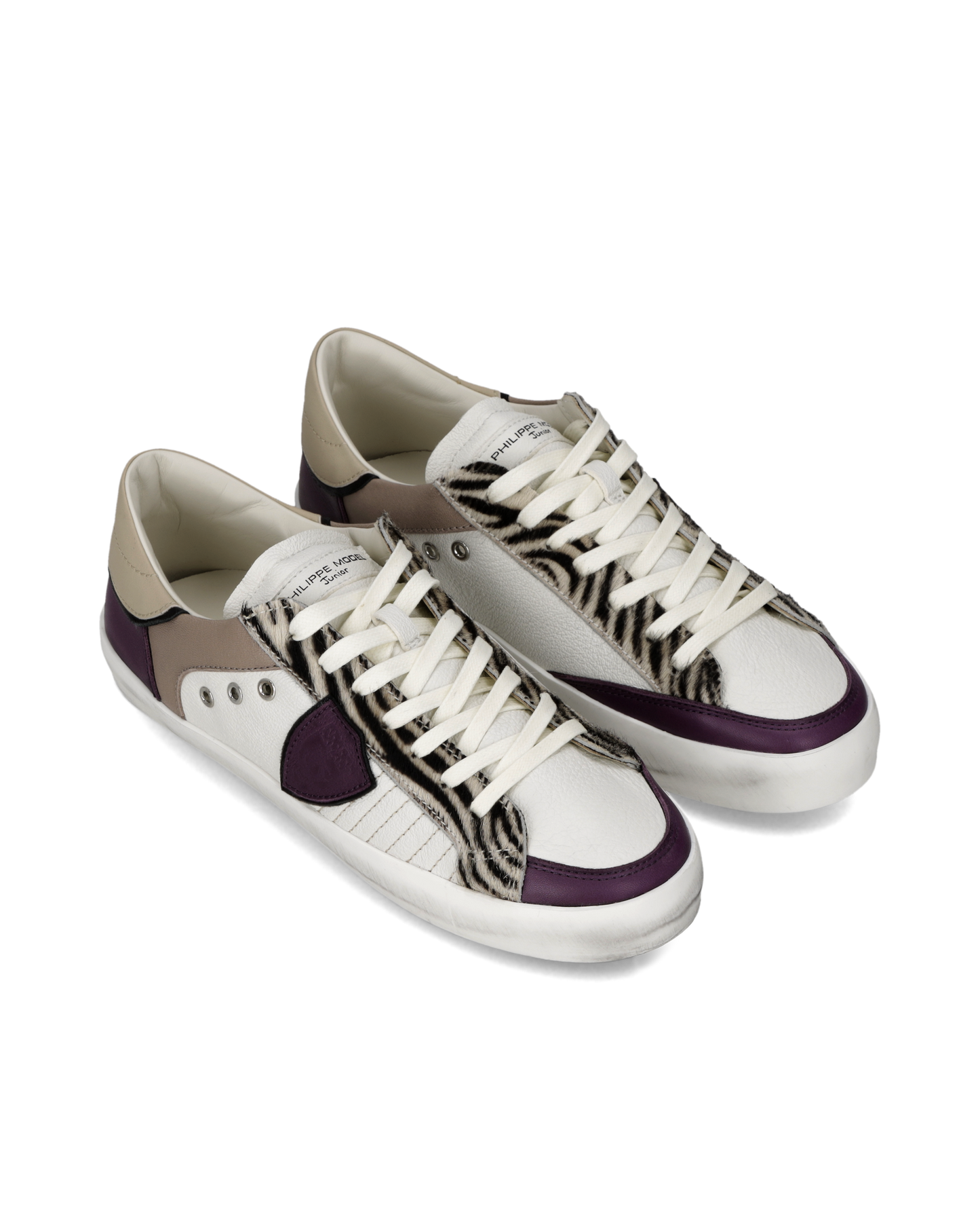Sneaker Prsx Junior, Bianco Viola