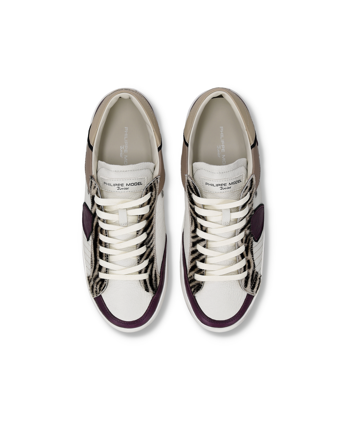 Sneaker Prsx Junior, Bianco Viola
