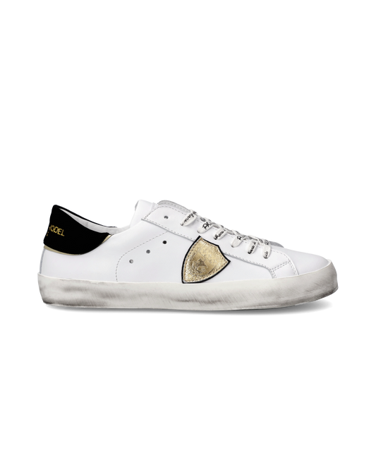 Sneakers Prsx Junior, Bianco e Marrone