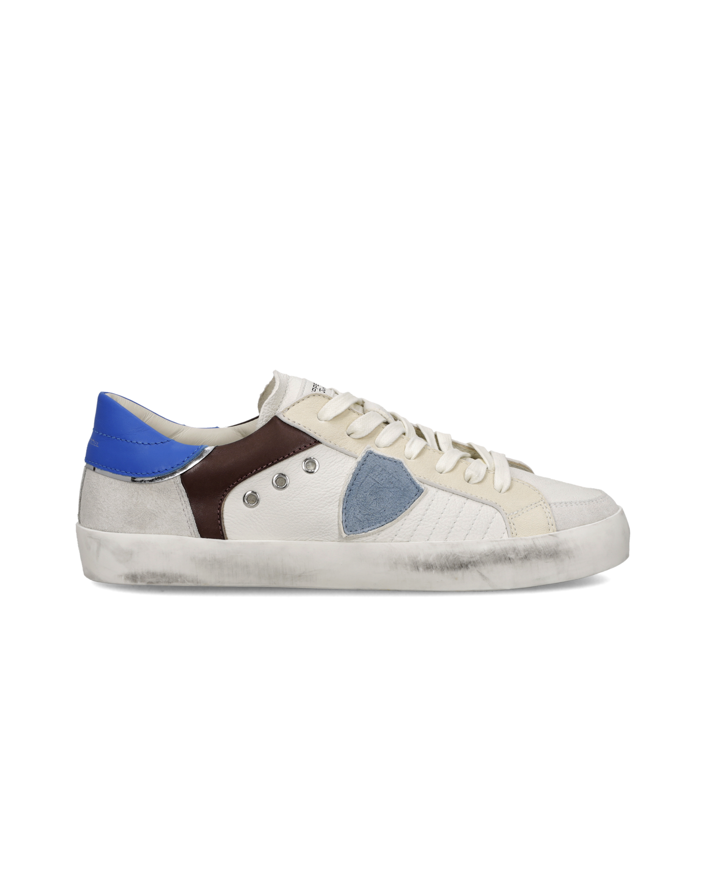 Sneaker Prsx Junior, Bianco Blu Girigio