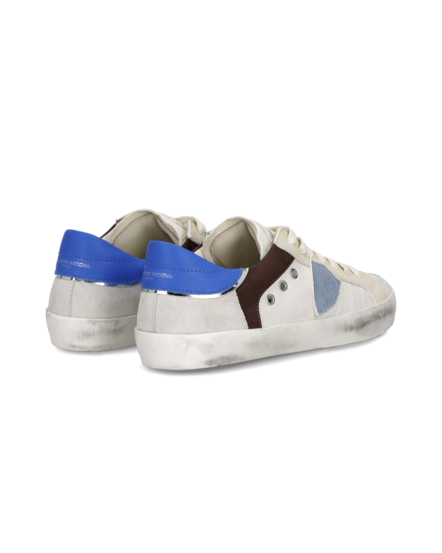 Sneaker Prsx Junior, Bianco Blu Girigio