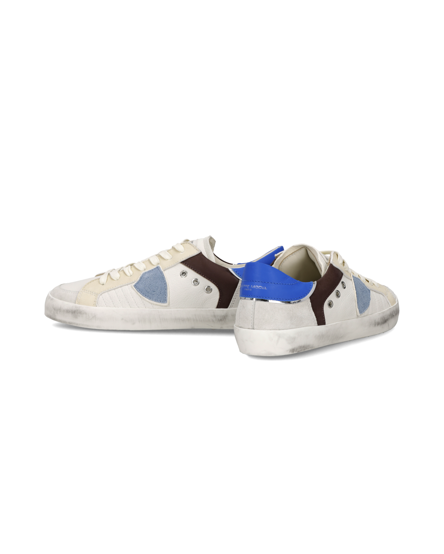 Sneaker Prsx Junior, Bianco Blu Girigio