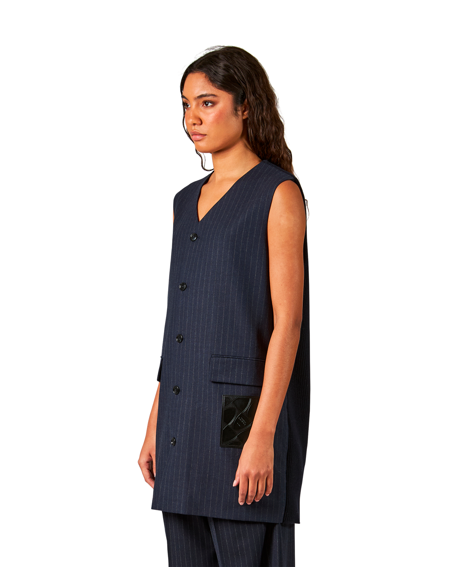 Abito Gilet Blu da Donna