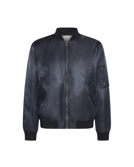 Giacca bomber Gustave da Uomo Blu in Jersey