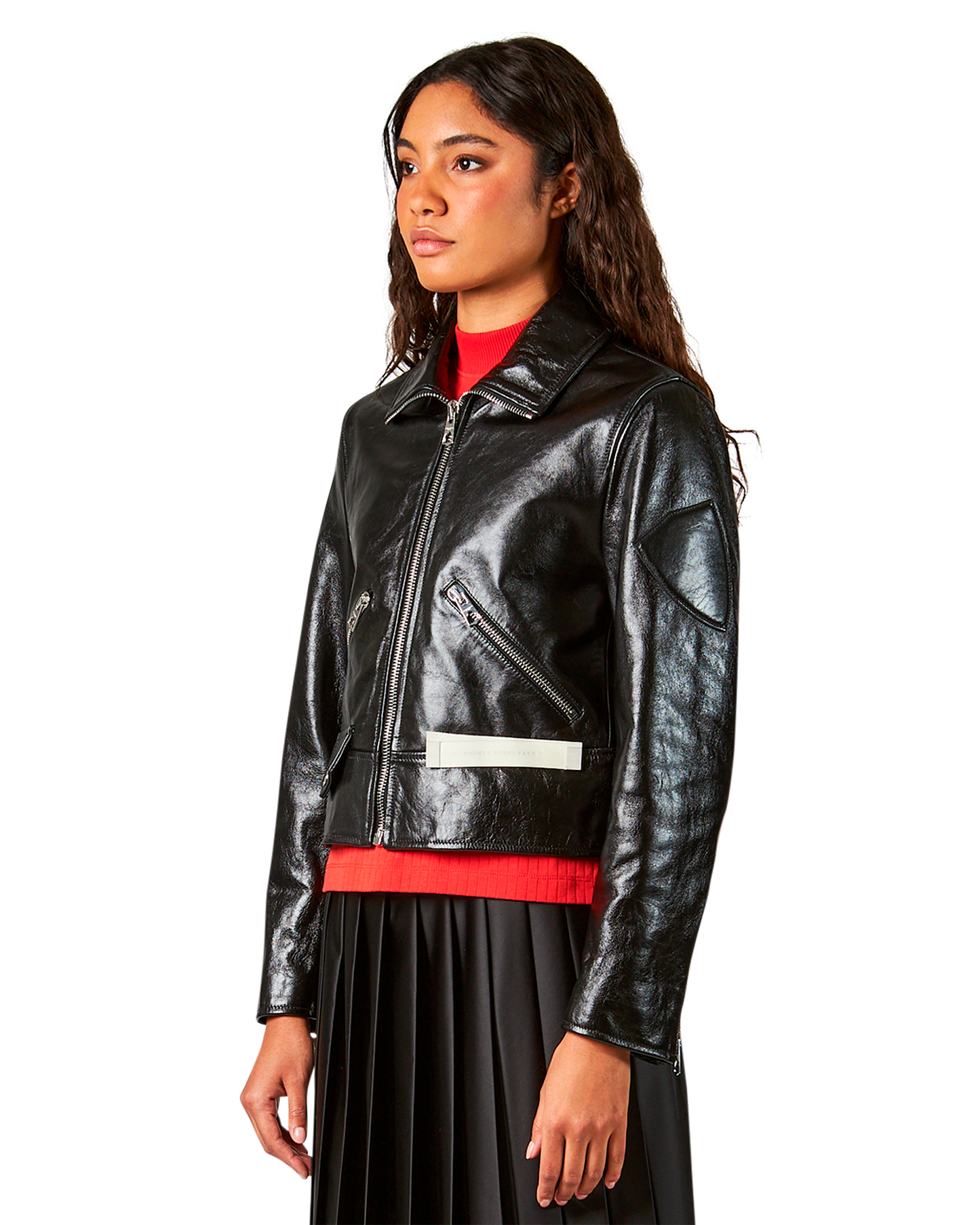 Biker Jacket Nera da Donna 