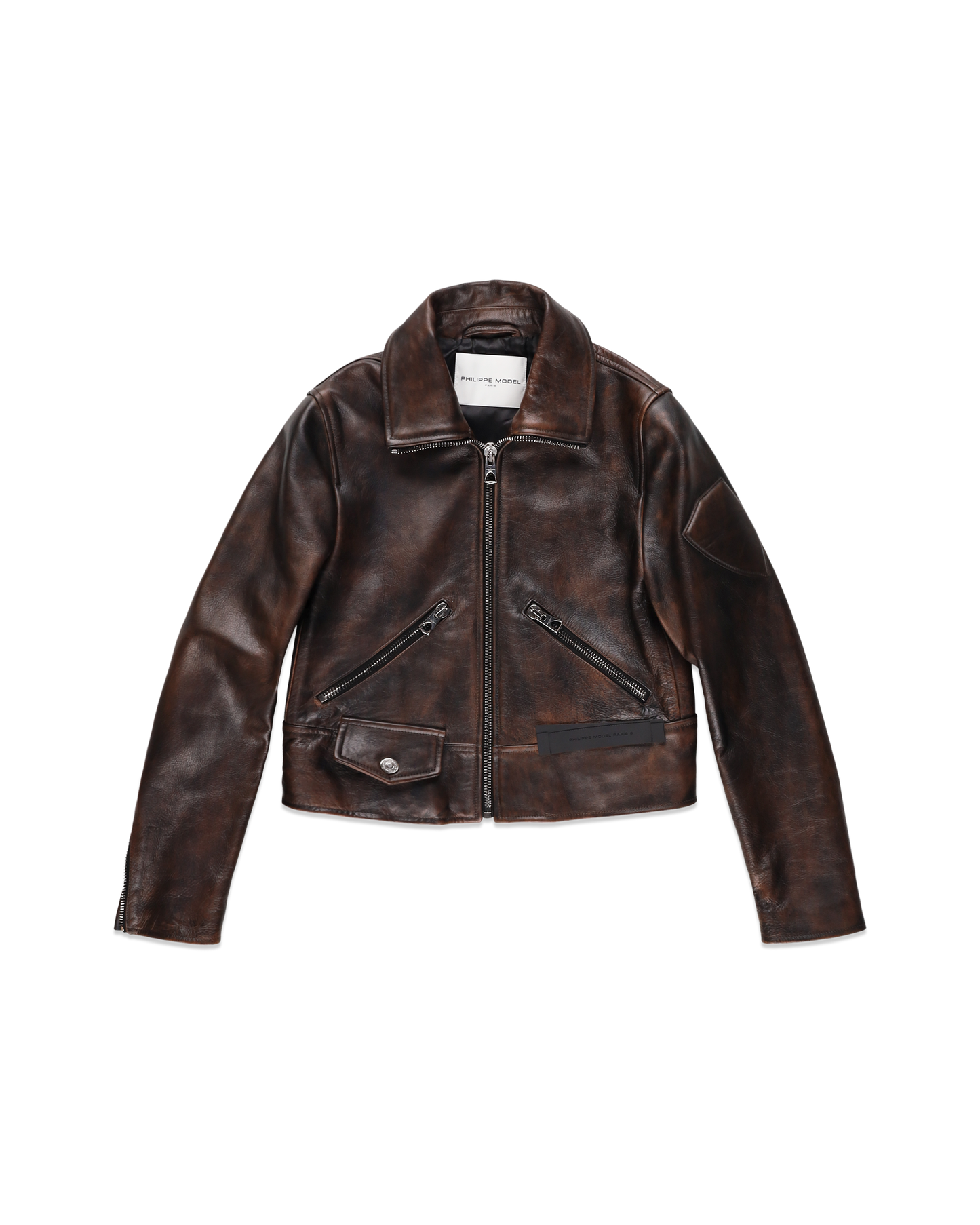 Women's Brown Biker Jacket