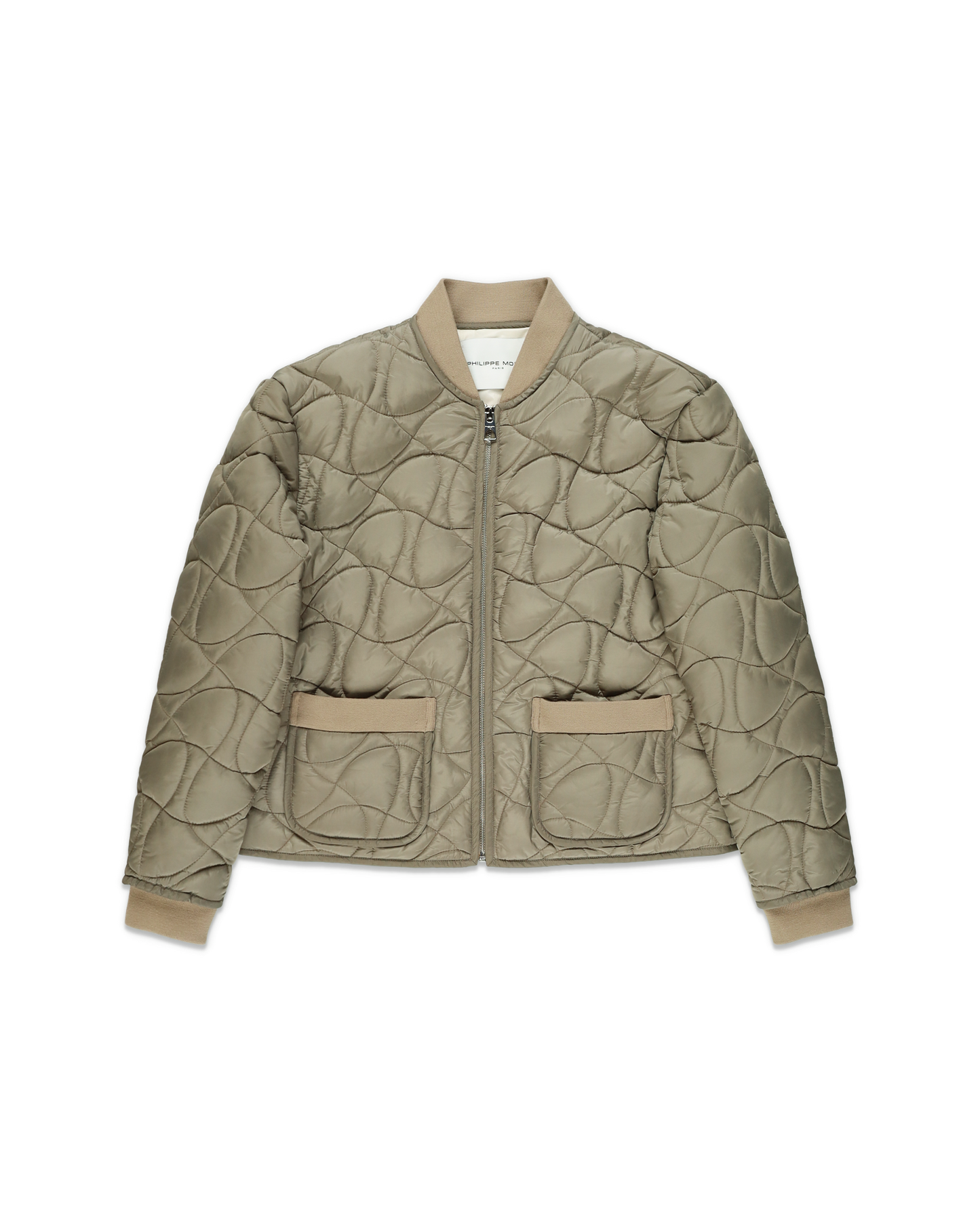 Woman's Beige Quilted Jacket