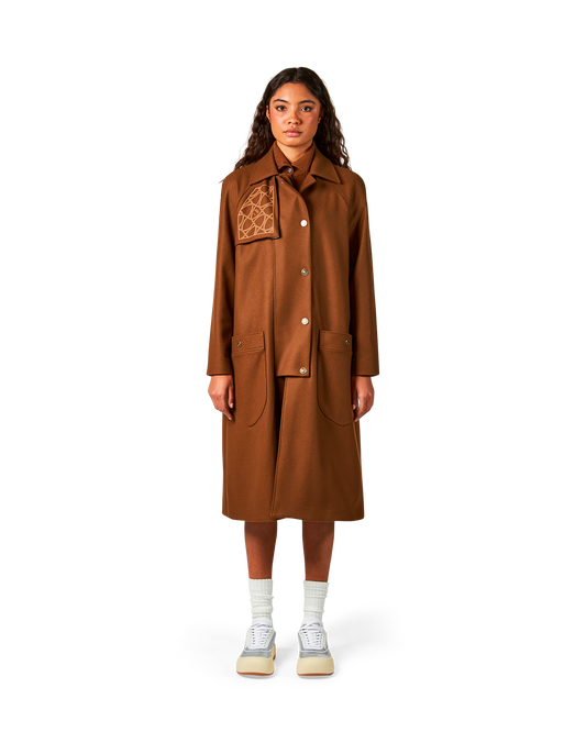 Trench Cognac da Donna