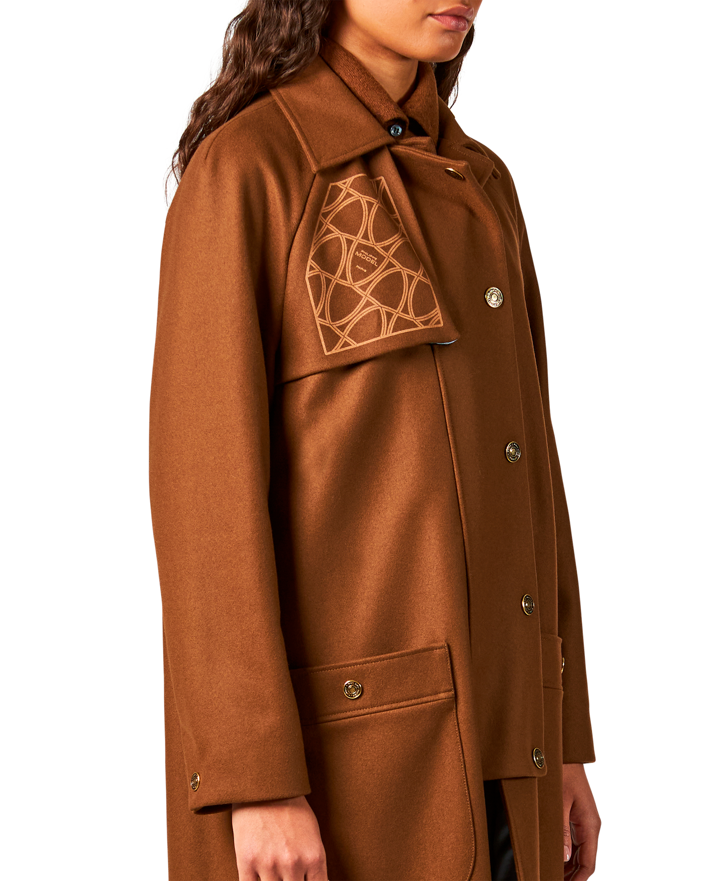 Women's Cognac Trench Coat