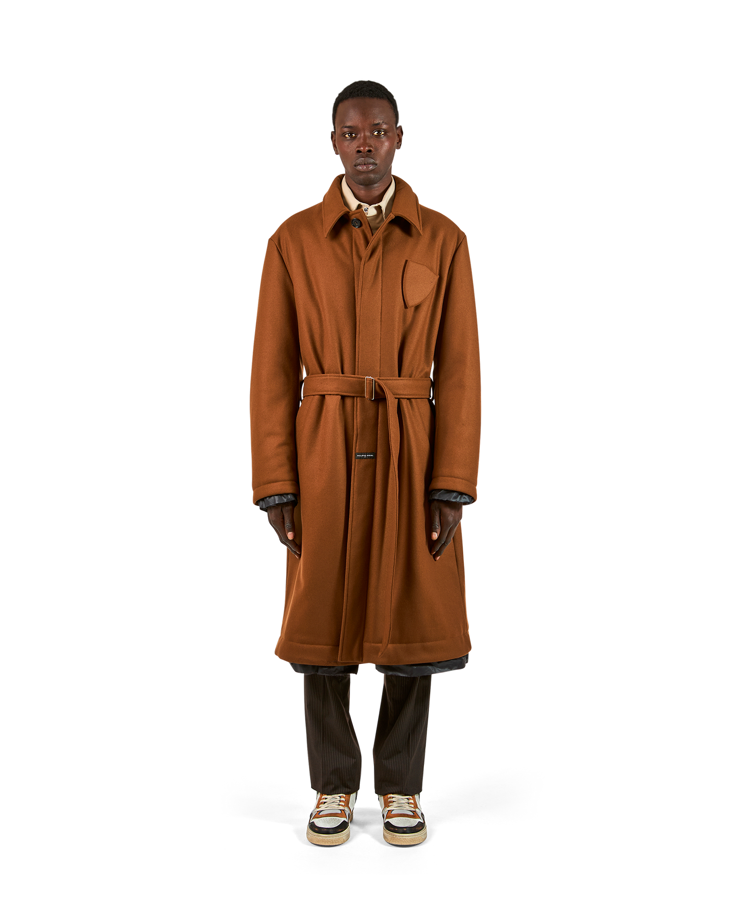 Trench Cognac da Uomo