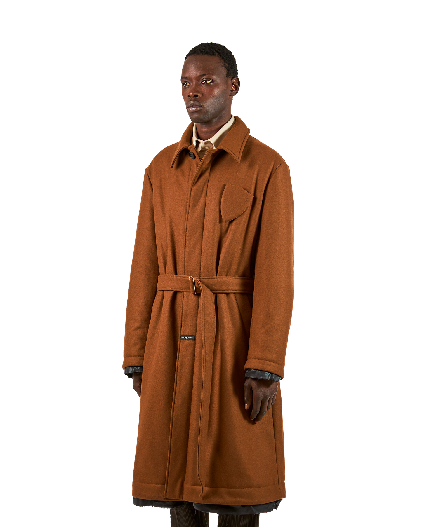 Trench Cognac da Uomo